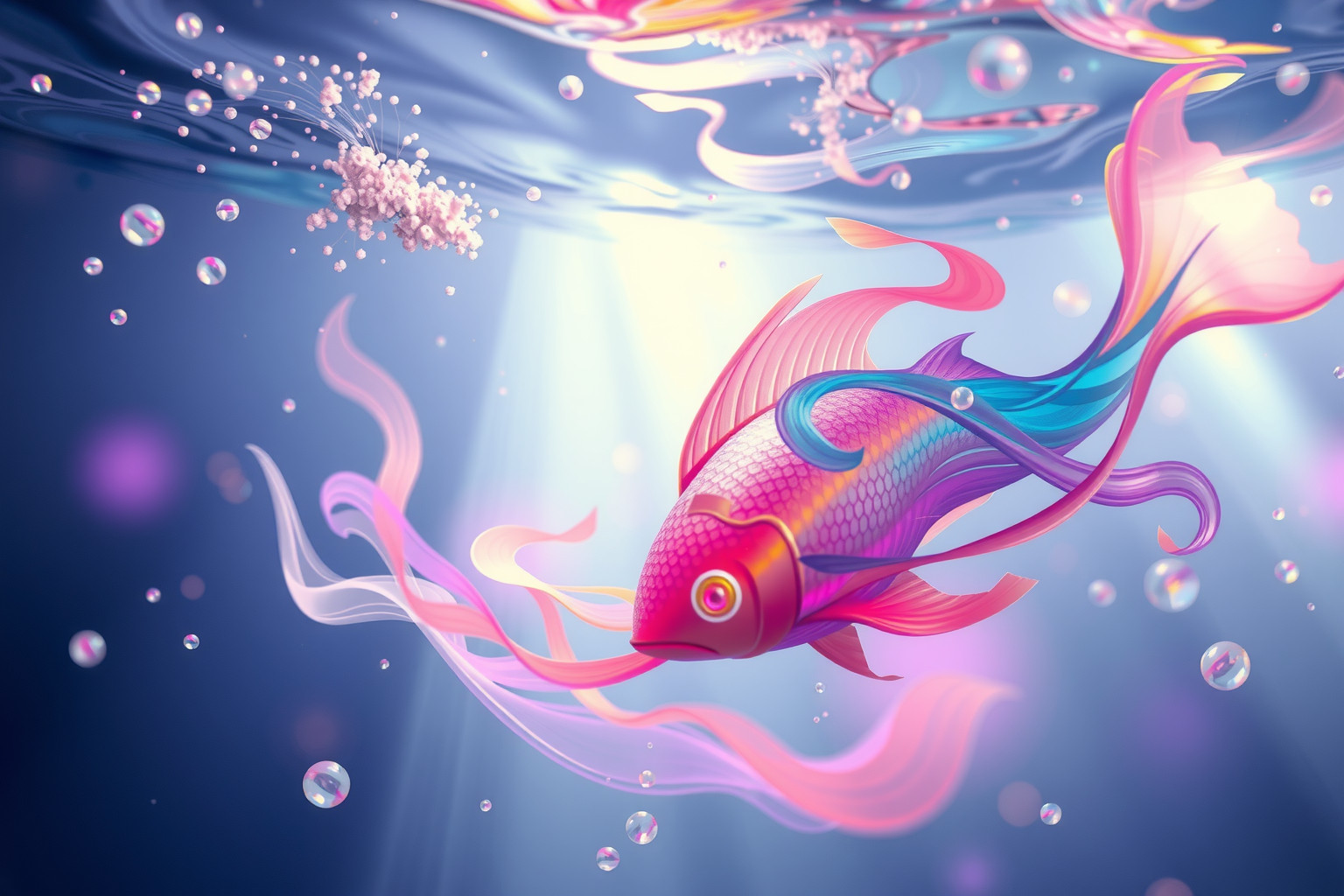 Sognare pesci colorati simboleggia creatività, abbondanza e gioia interiore.