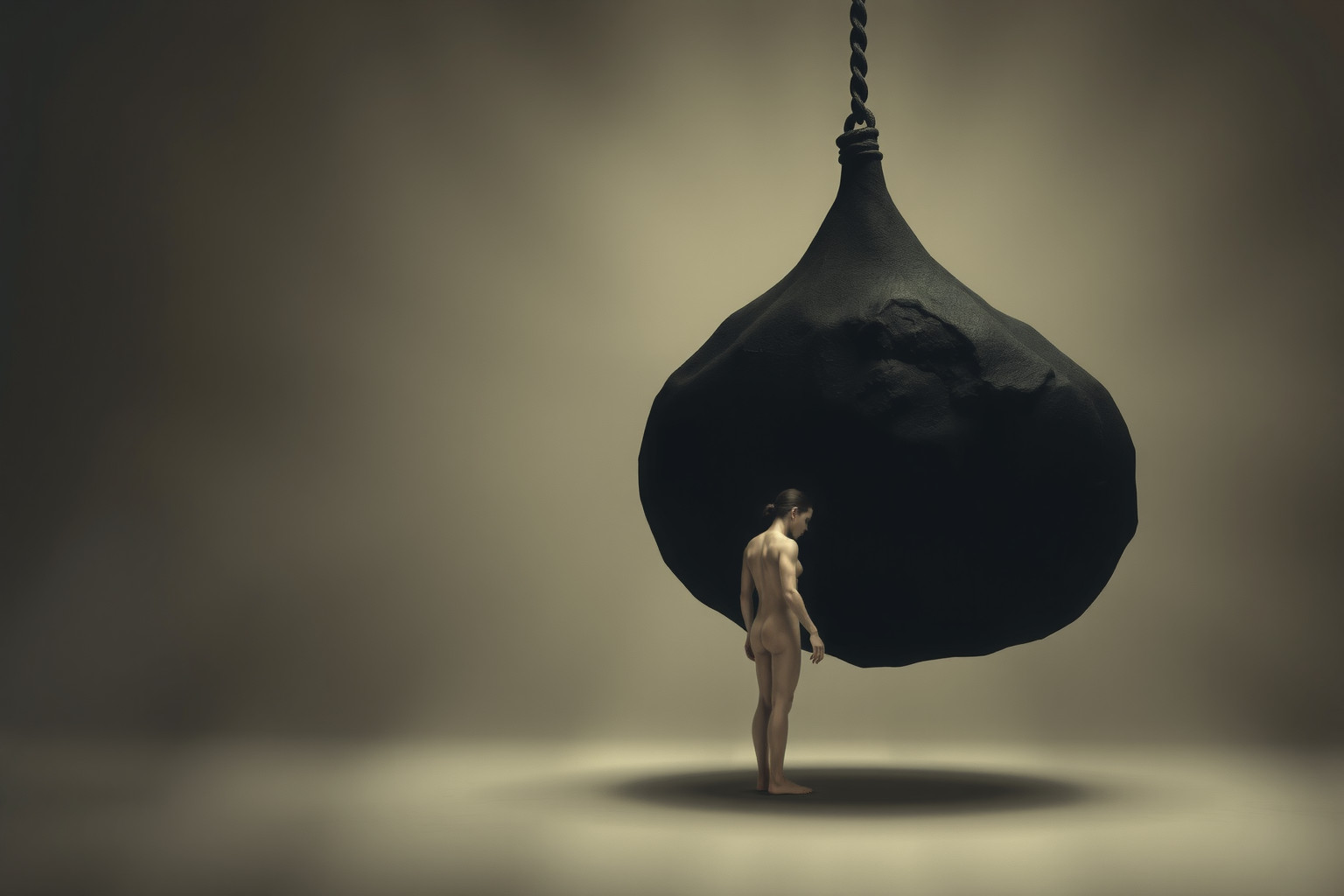 Sognare piombo simboleggia pesantezza e oppressione interiore profonda.