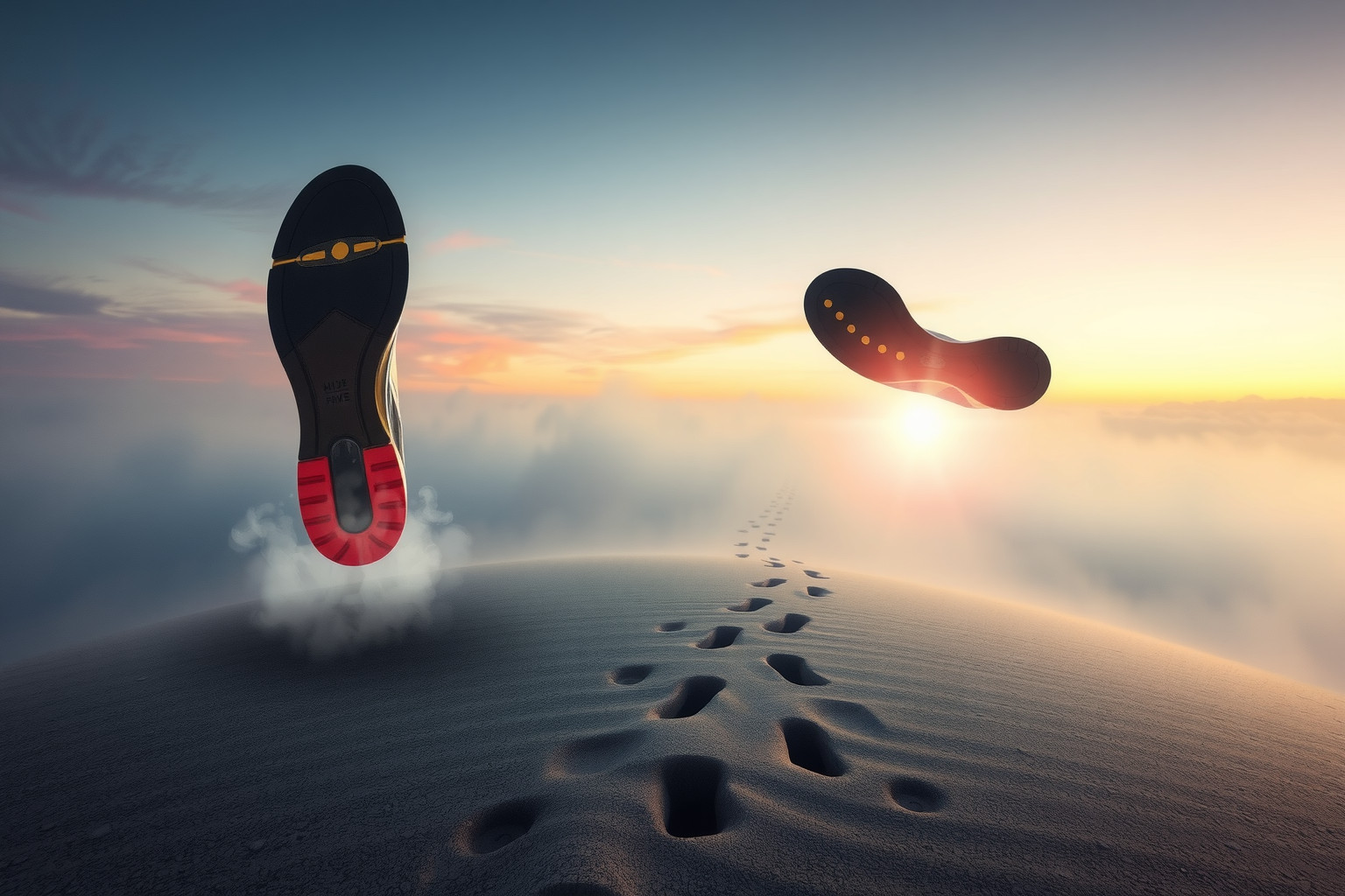 Sognare suole perdute indica insicurezza e paura di perdere la strada.