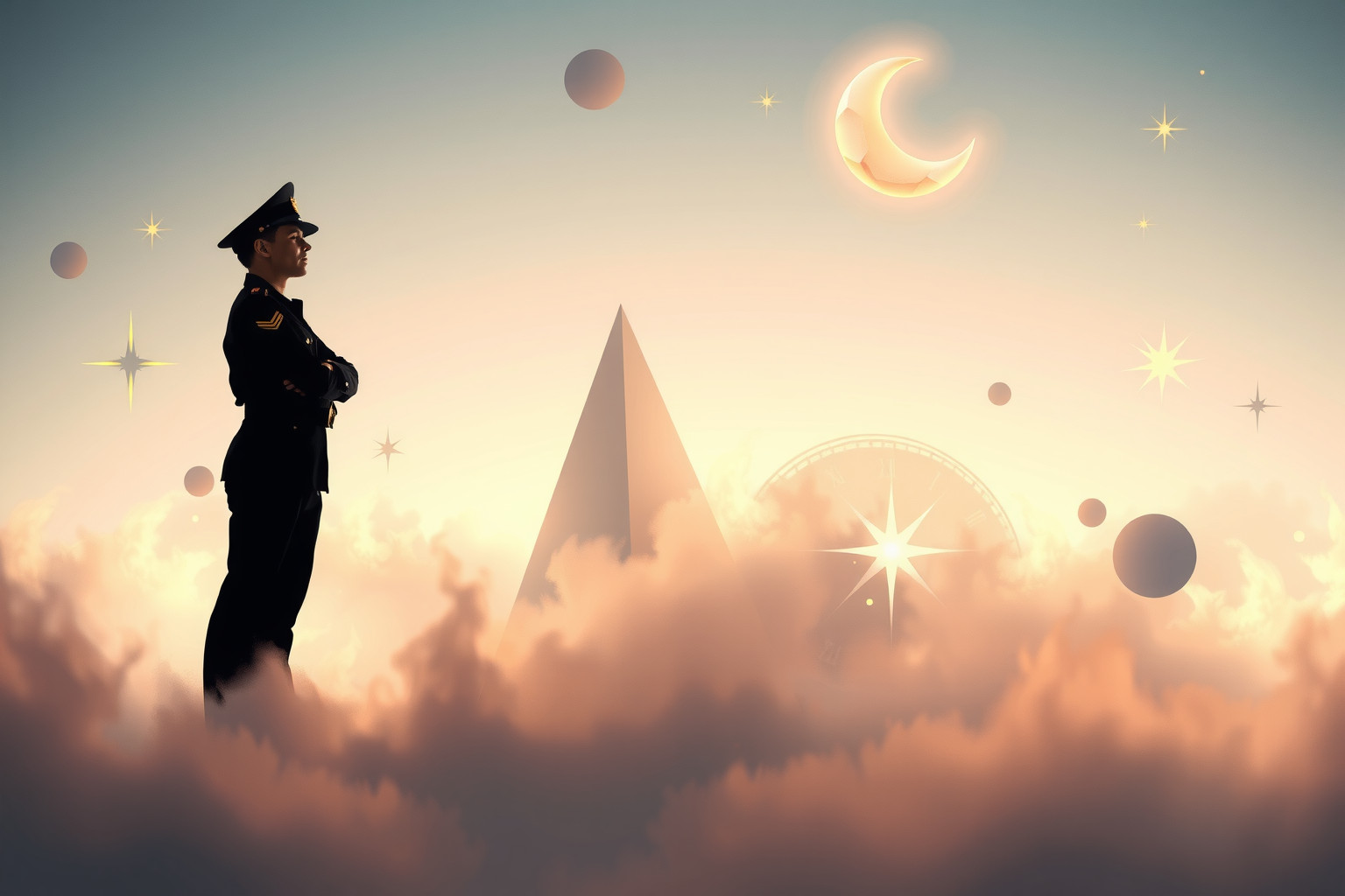 Sognare un allievo ufficiale riflette crescita e disciplina interiore profonda.