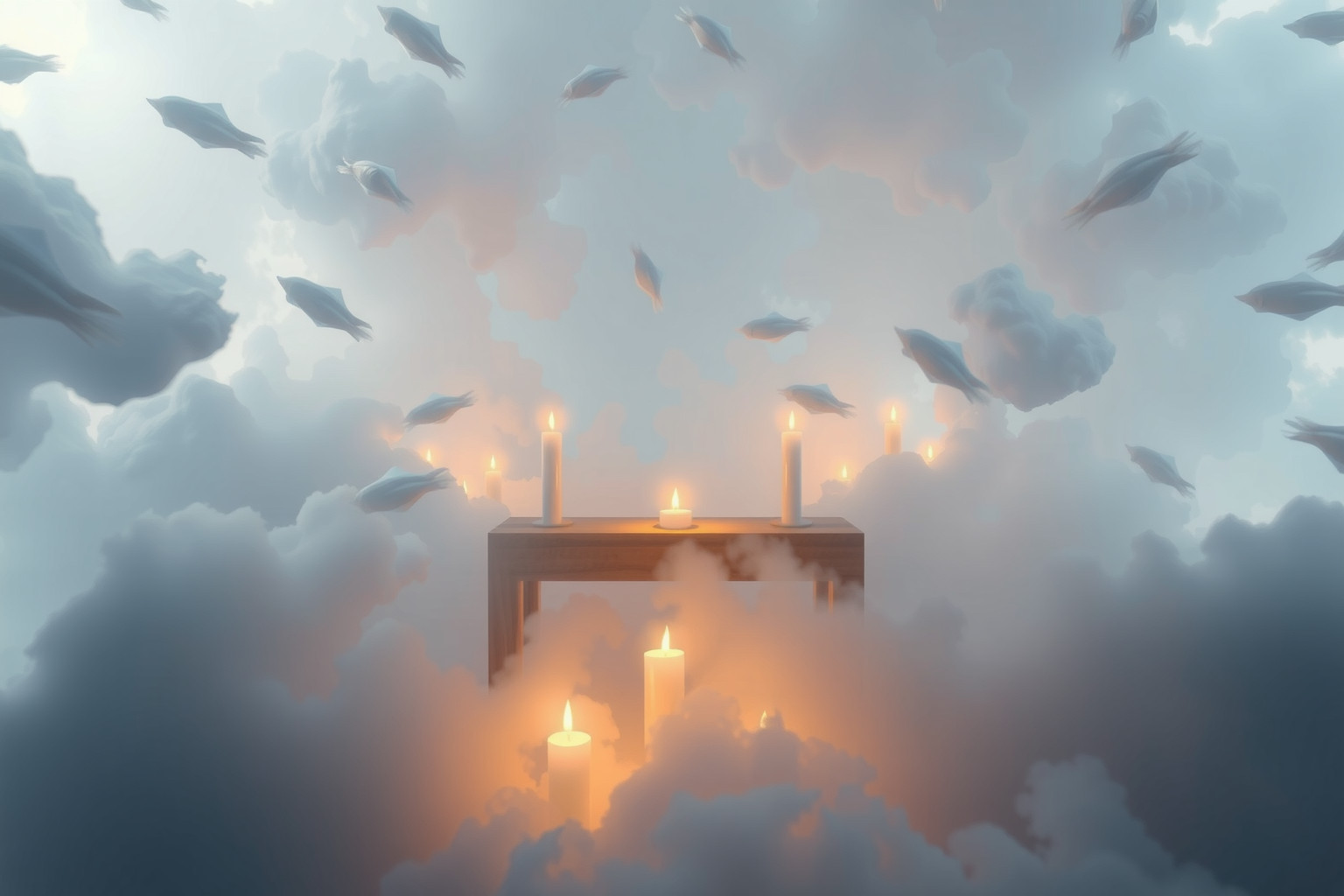 Sognare altare con candele accese simboleggia fede e speranza viva.