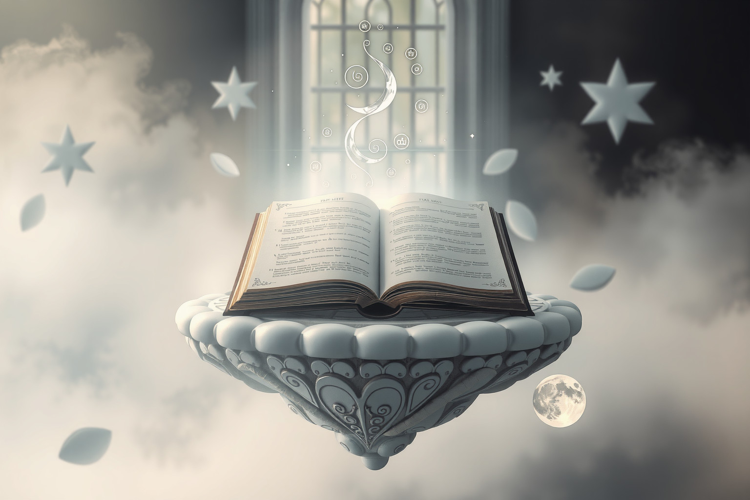 Sognare un altare con un libro sacro simboleggia fede e saggezza.