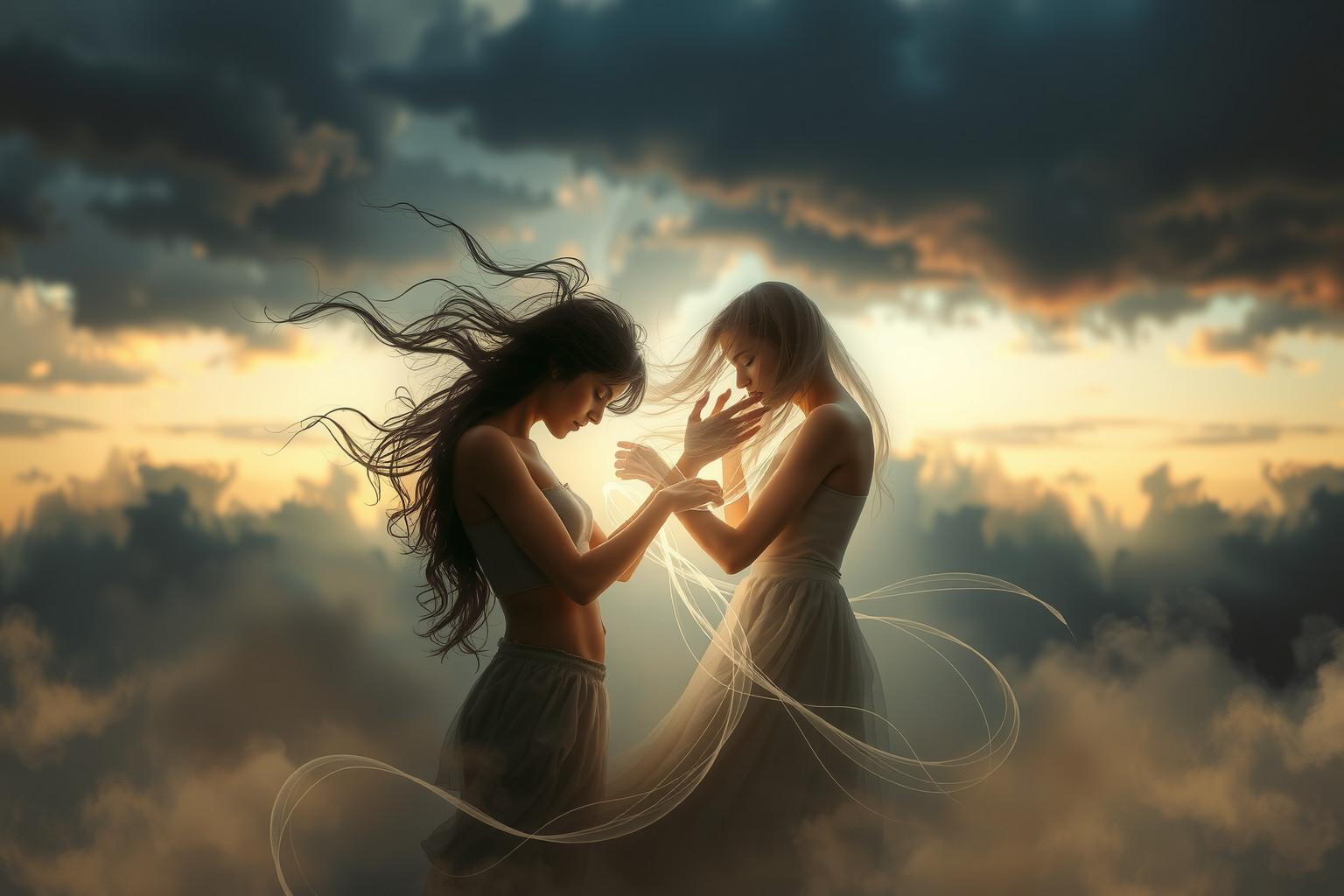 Sognare amore con un nemico simboleggia riconciliazione interiore profonda.