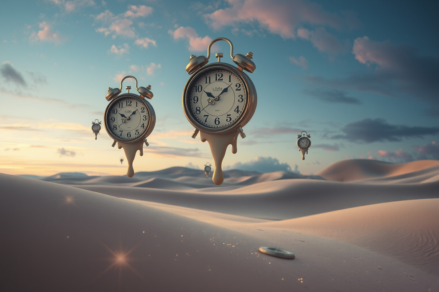 Sognare un anticipo riflette ansia sul controllo del tempo futuro.