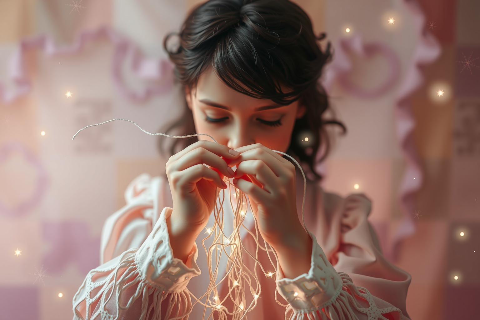 Sognare un apprendista sarto che sbaglia indica insicurezza creativa.