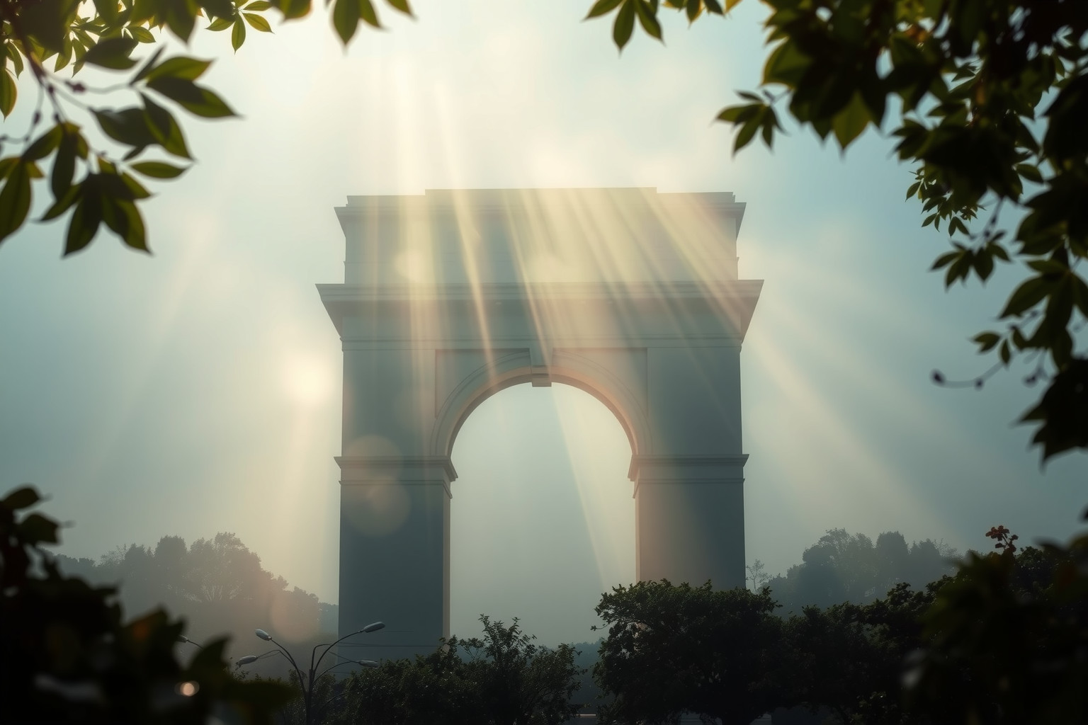 Sognare un arco di trionfo in natura simboleggia vittoria spirituale.