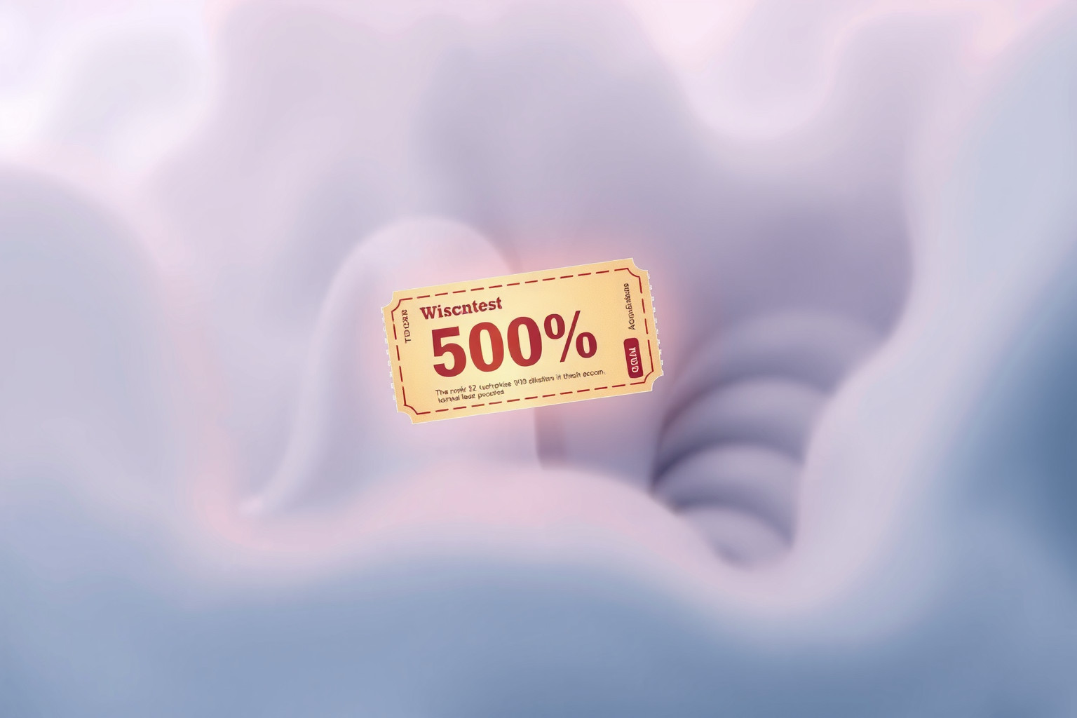 Sognare buoni sconto in luoghi strani riflette dubbi interiori nascosti.