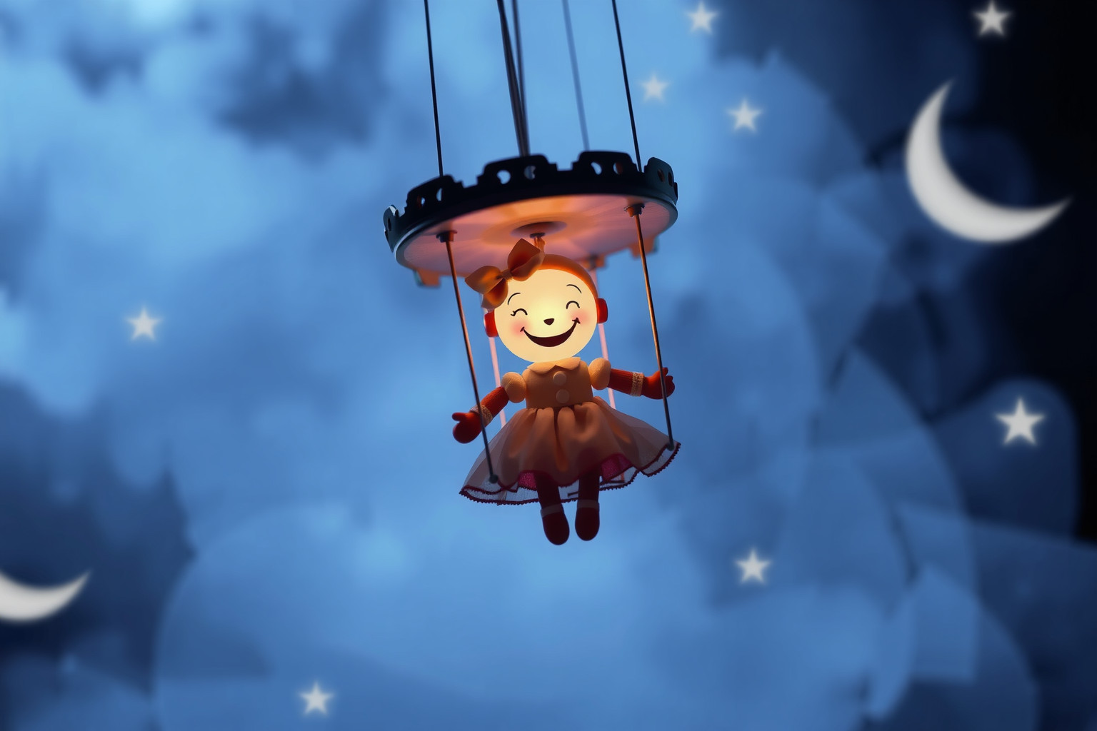 Sognare un burattino che ride indica gioia nascosta e inganno sottile.