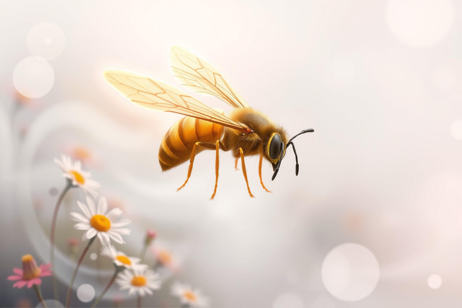 Sognare un calabrone in natura simboleggia forza e difesa personale.