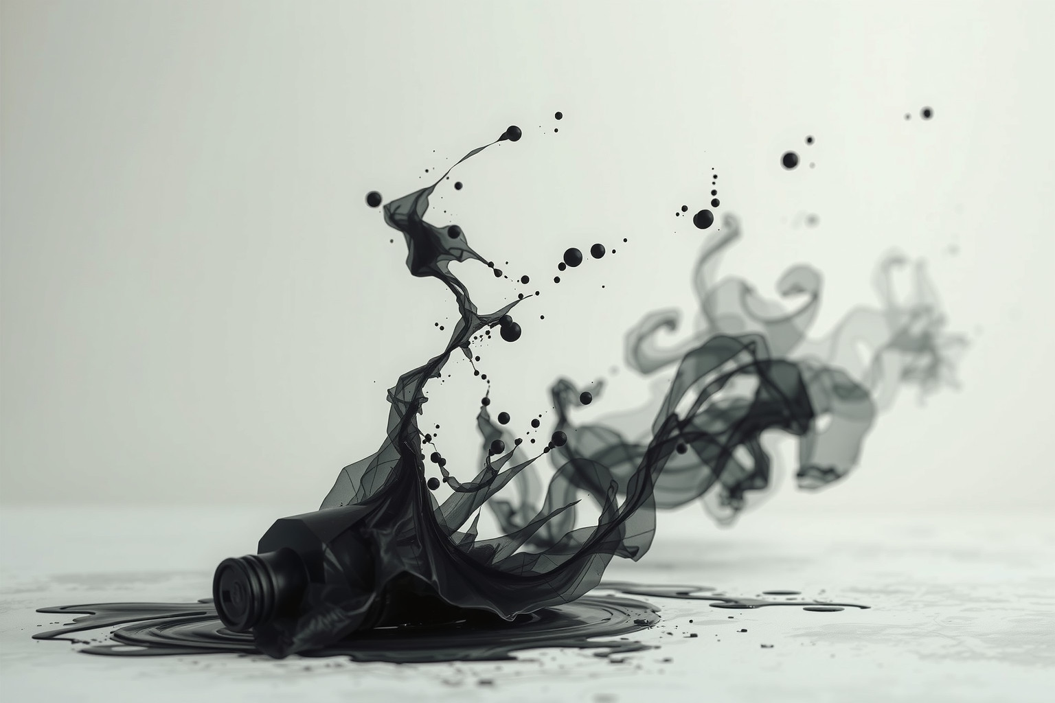 Sognare calamaio rotto indica difficoltà a esprimere i propri pensieri.