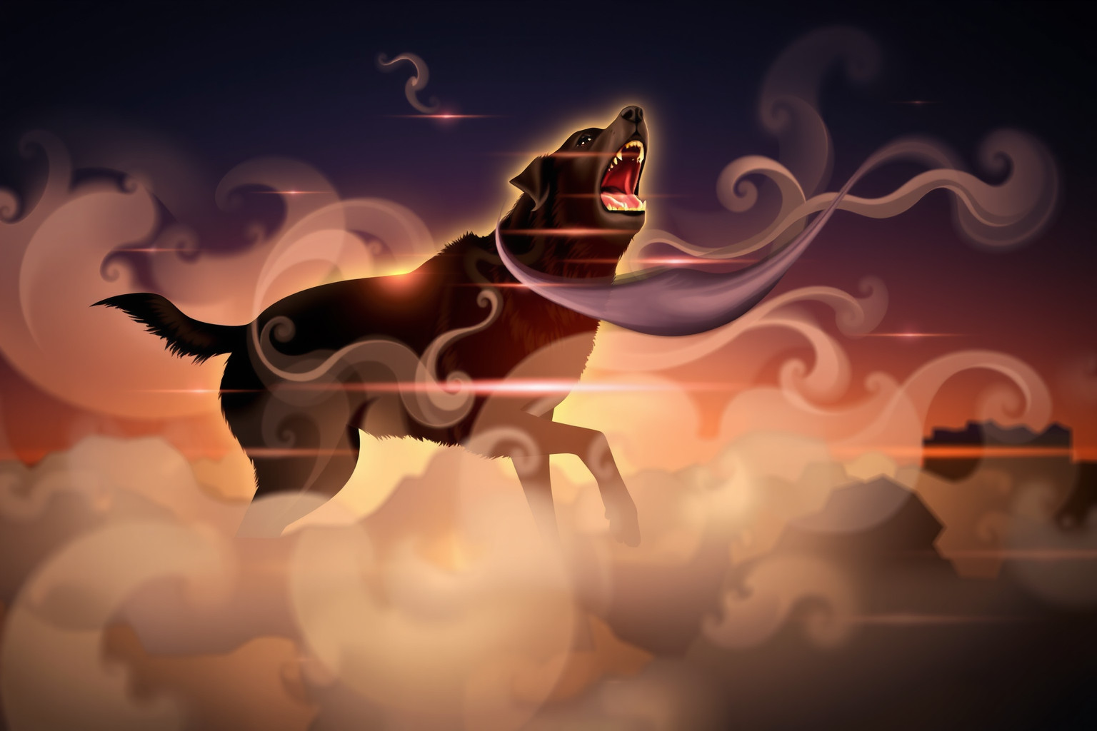 Sognare un cane da caccia che abbaia indica avvertimenti imminenti.