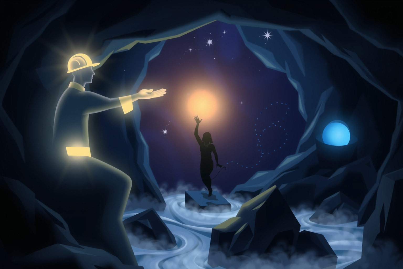 Sognare un caposquadra minerario simboleggia guida e protezione in difficoltà.