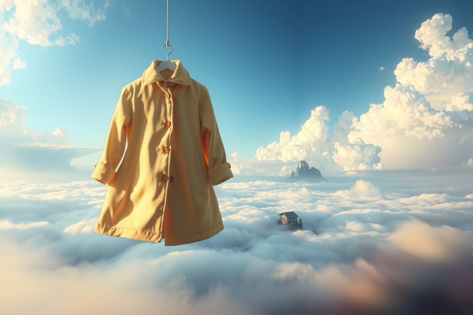 Sognare un cappotto in spiaggia simboleggia protezione fuori luogo.