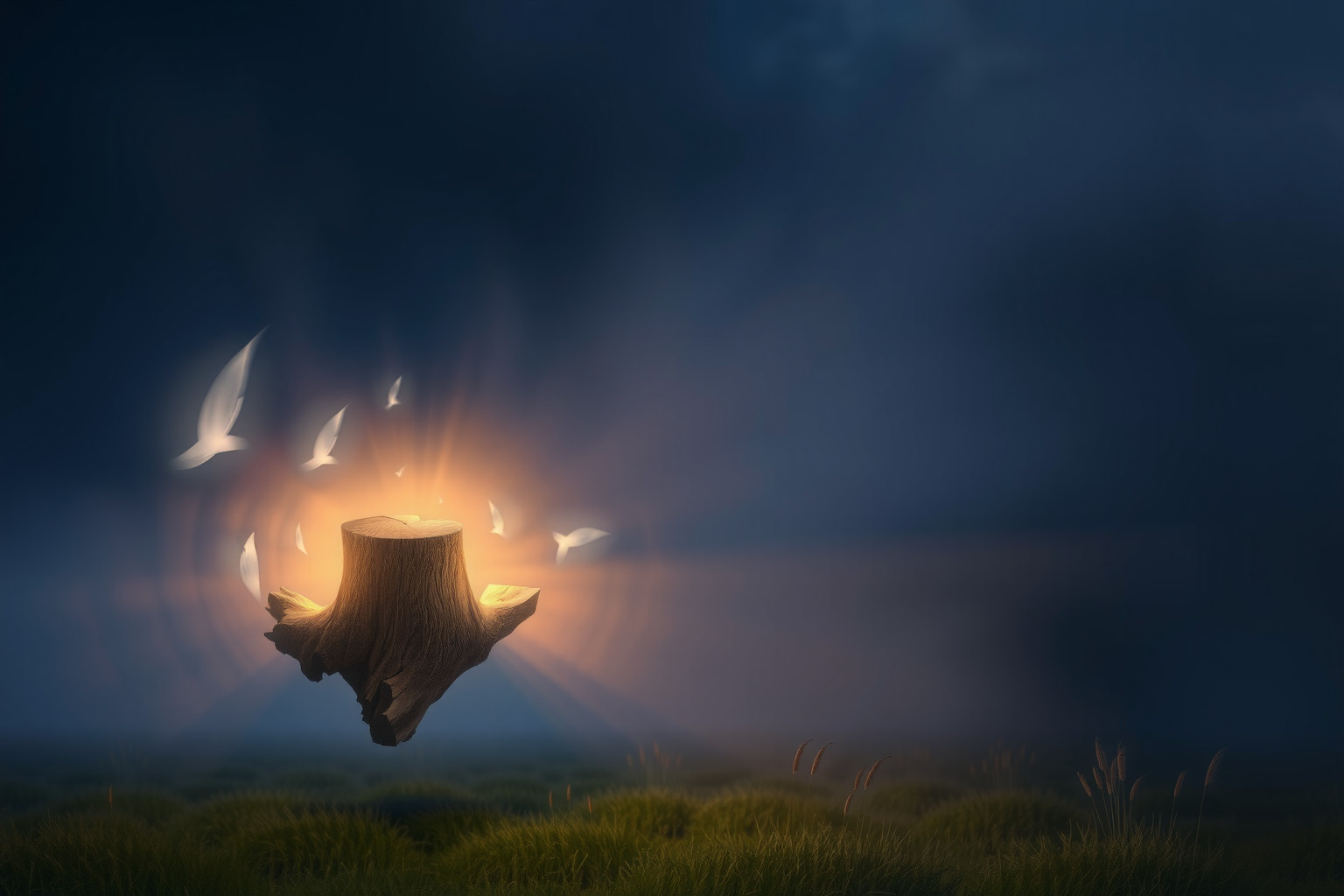 Sognare un ceppo spezzato indica ostacoli inaspettati nella vita.