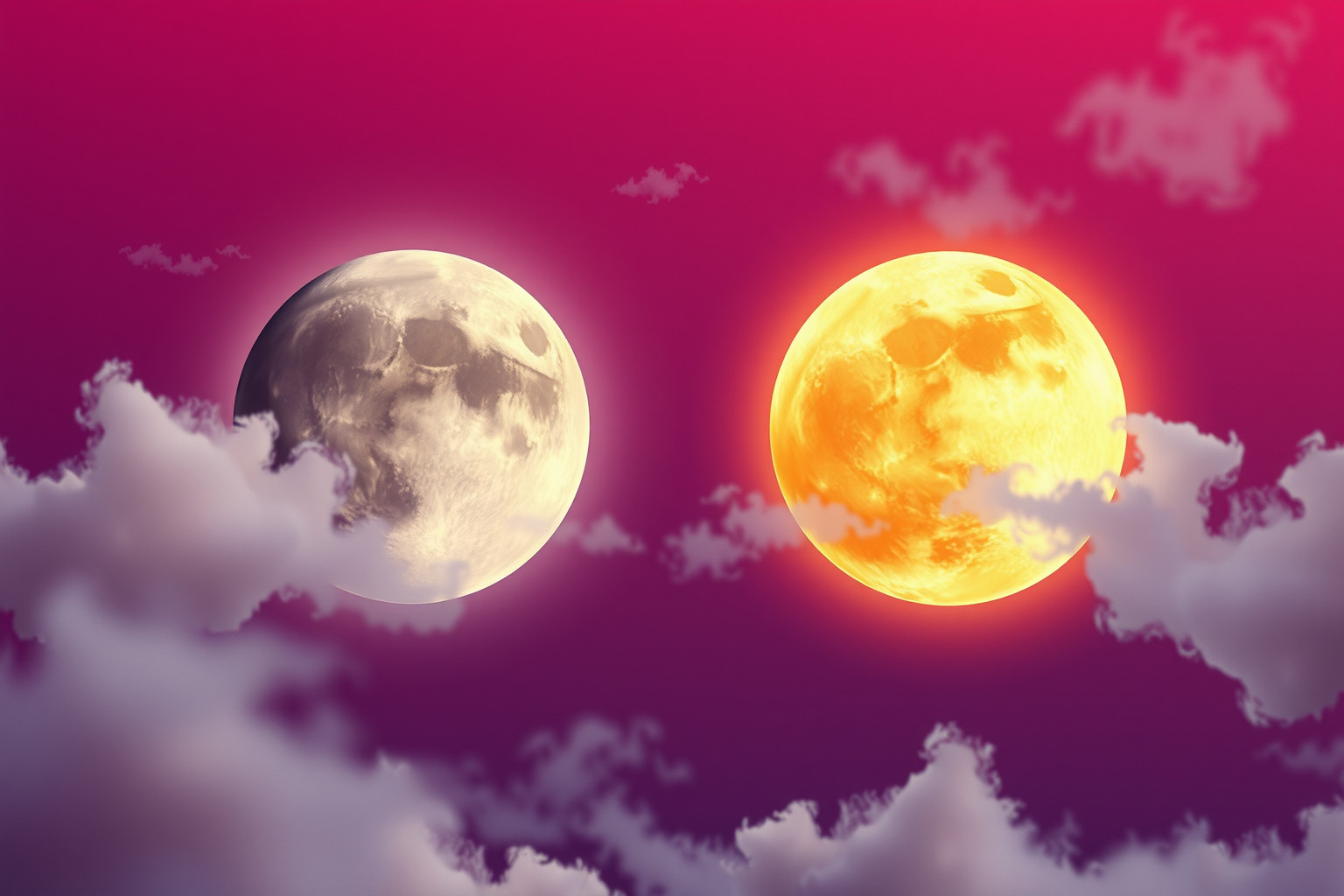 Sognare un cielo marziano con due lune riflette emozioni contrastanti.