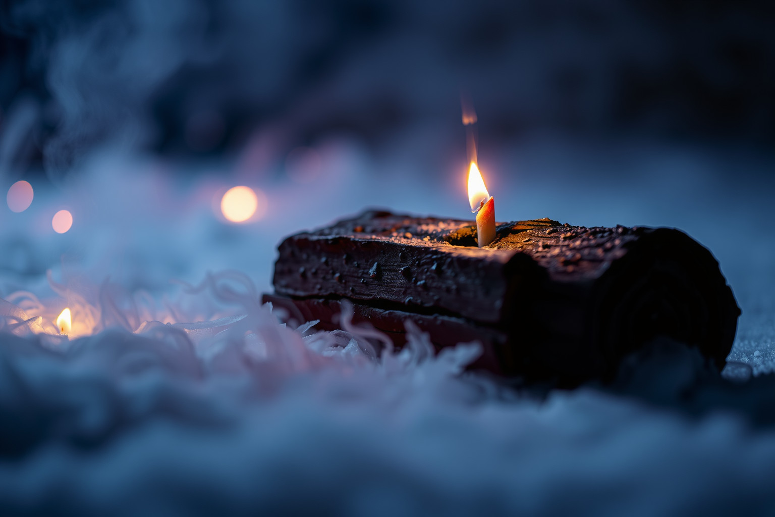 Sognare un ciocco spento simboleggia la perdita di speranza.