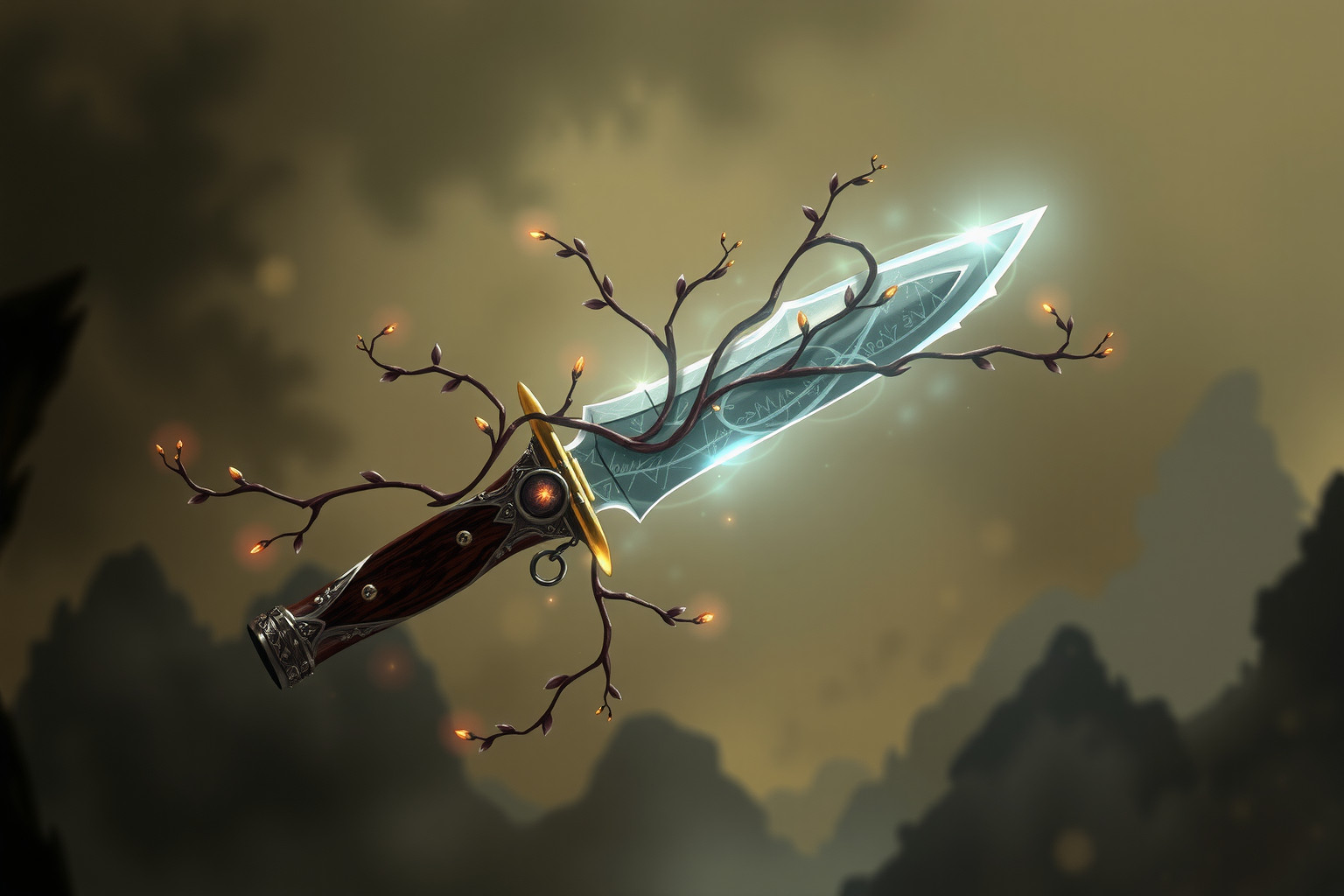 Sognare un coltello da caccia simboleggia difesa e aggressività nascosta.