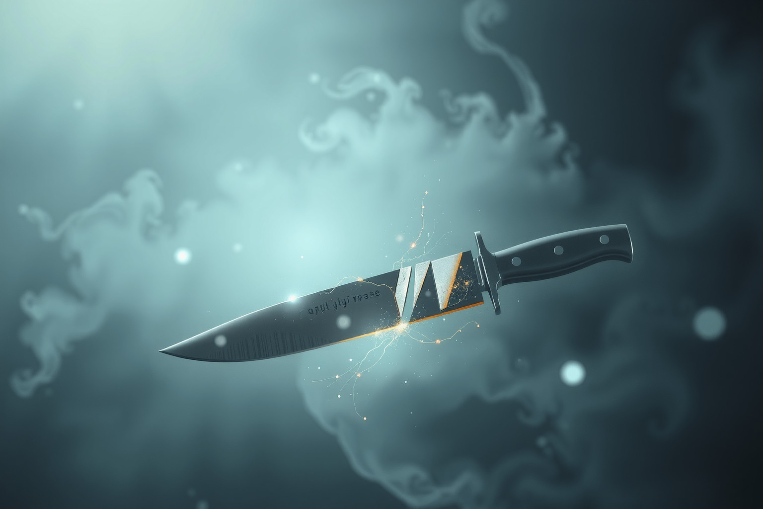 Sognare un coltello rotto simboleggia insicurezza e perdita di controllo.