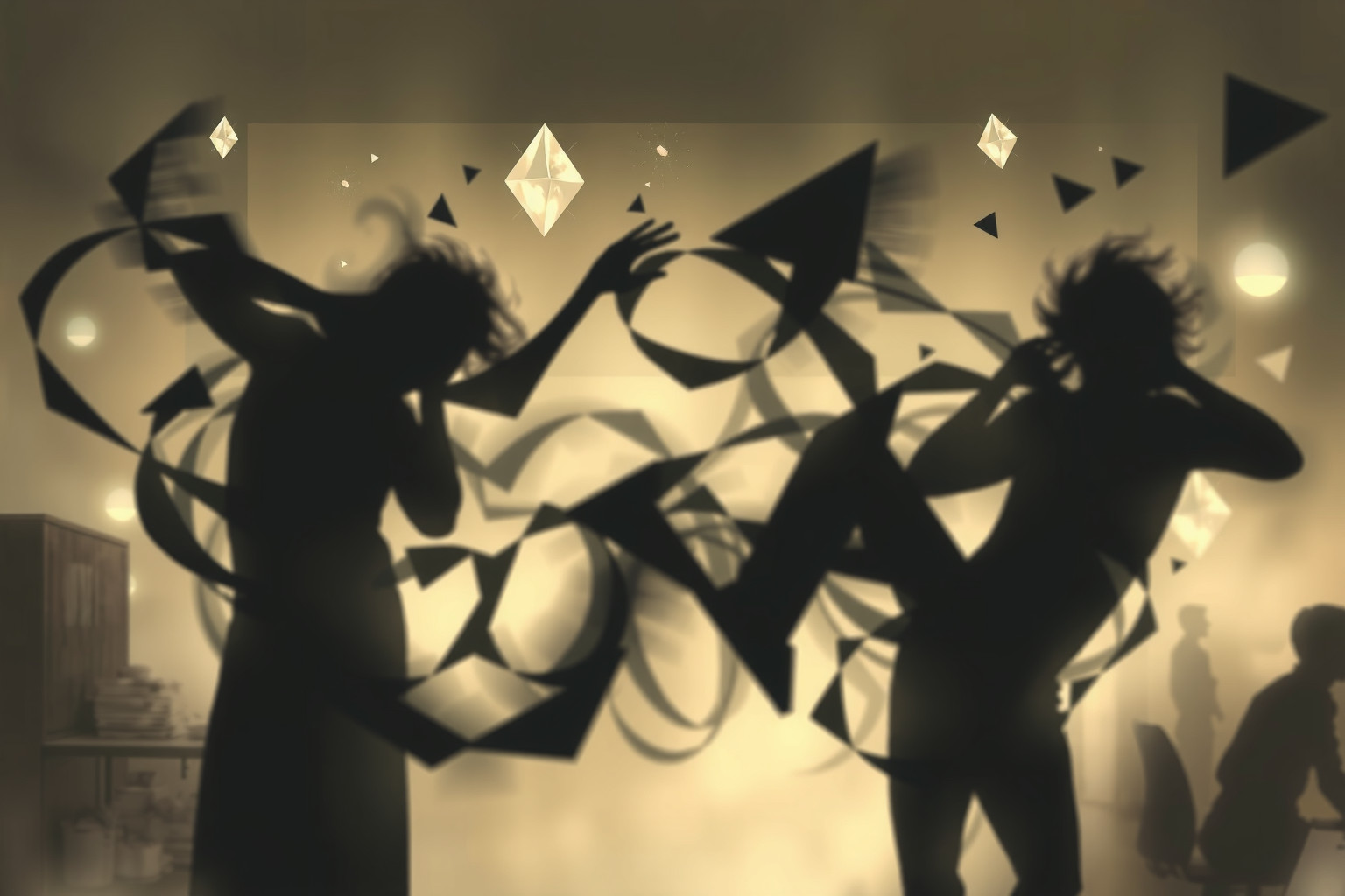 Sognare conflitti lavorativi riflette ansie legate a stress professionale.