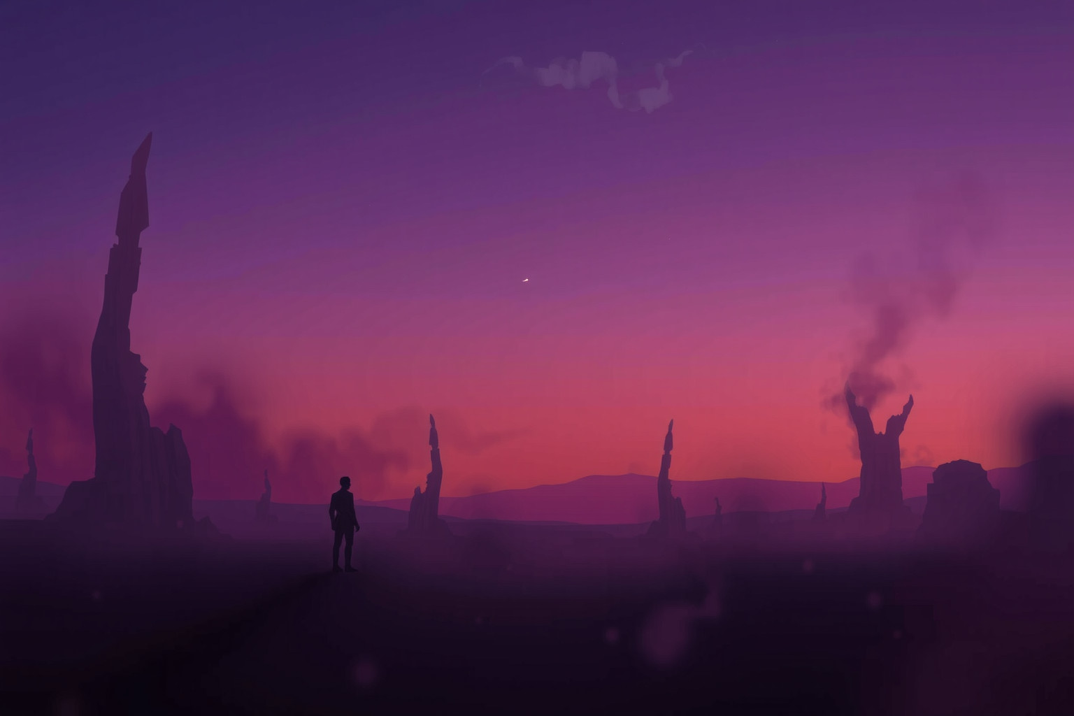 Sognare il crepuscolo simboleggia transizioni e incontri enigmatici.