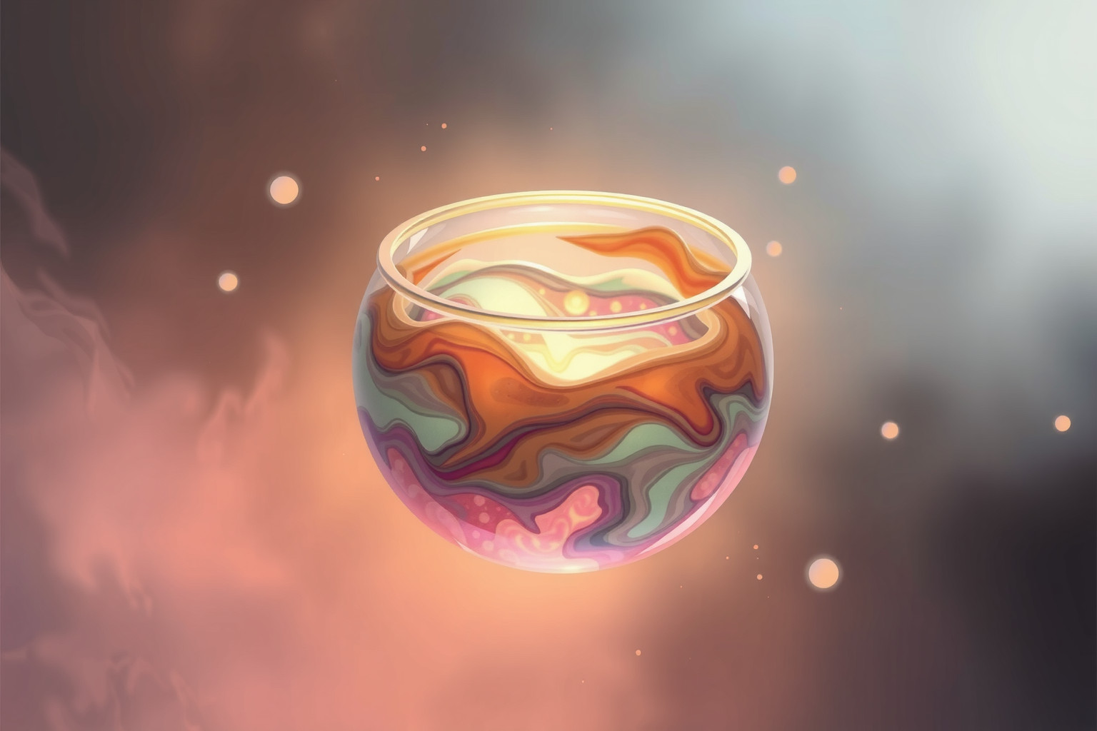 Sognare un crogiolo colorato rivela emozioni intense e trasformazioni interiori.