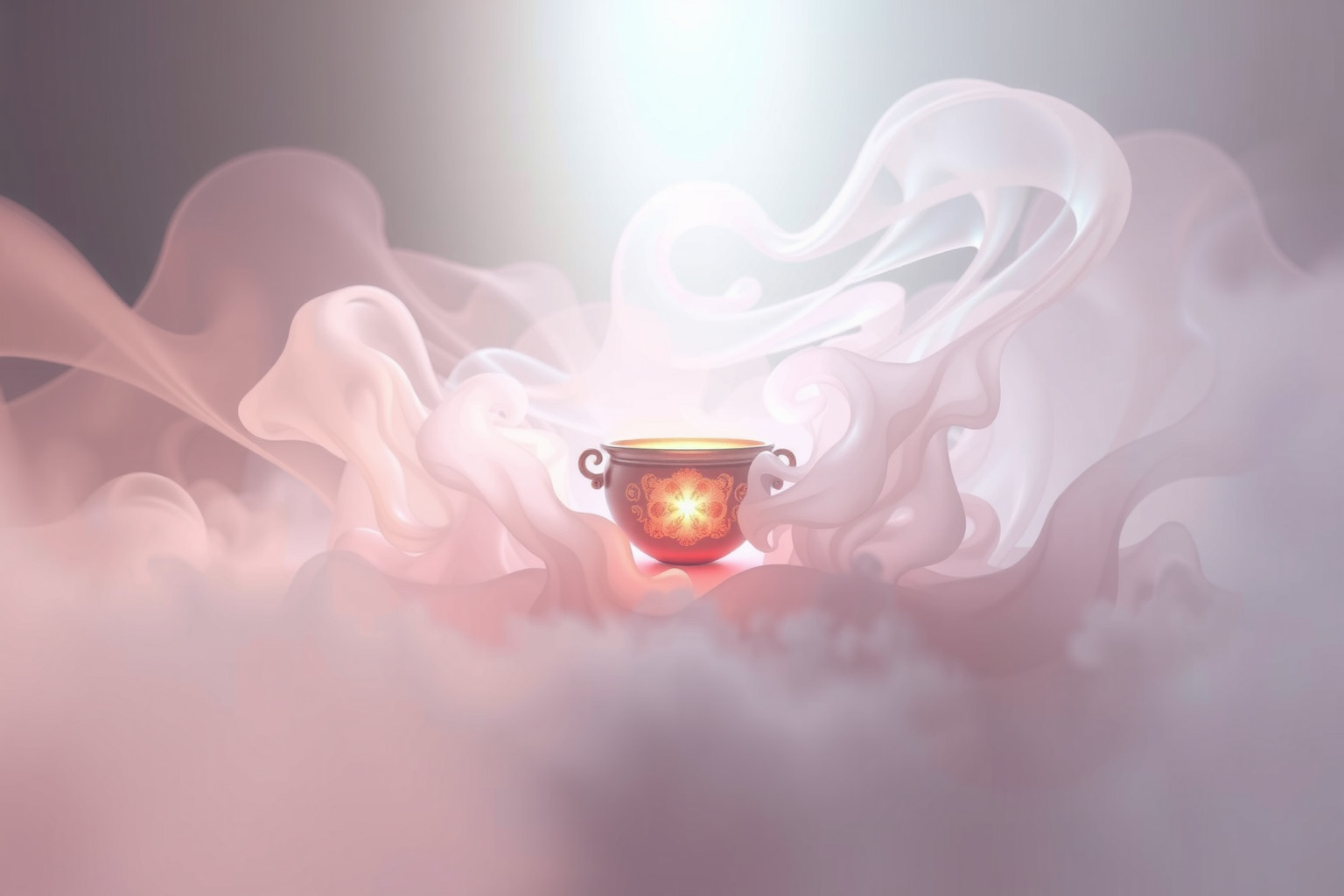 Sognare un crogiolo luminoso simboleggia trasformazione e nuova consapevolezza.