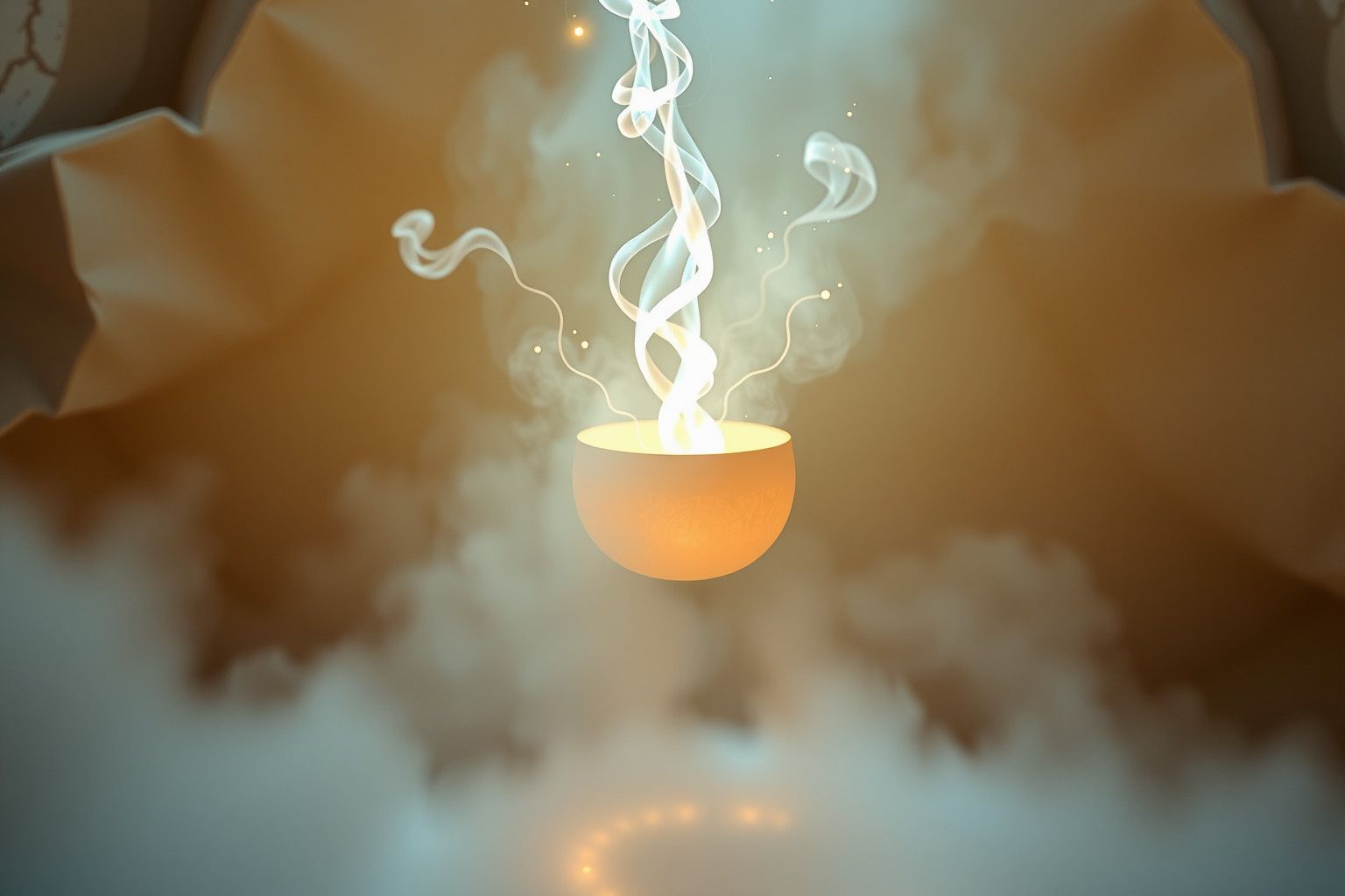 Sognare un crogiolo indica trasformazione e purificazione spirituale profonda.