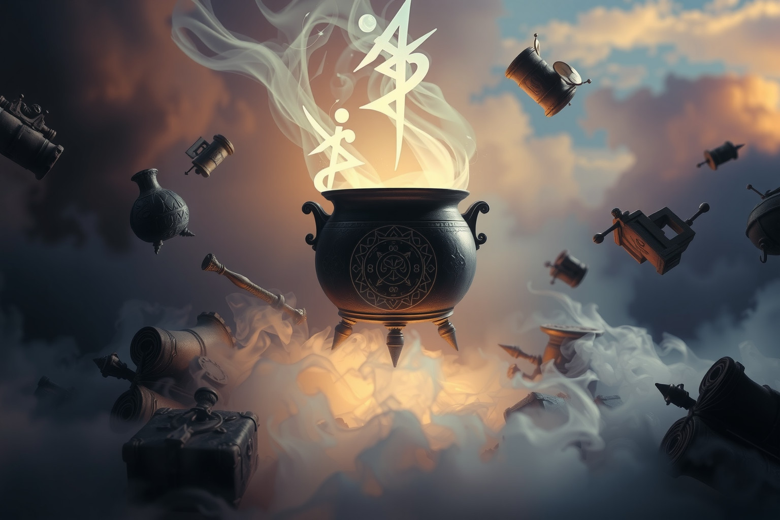 Il crogiolo simboleggia trasformazione e alchimia nella storia antica.