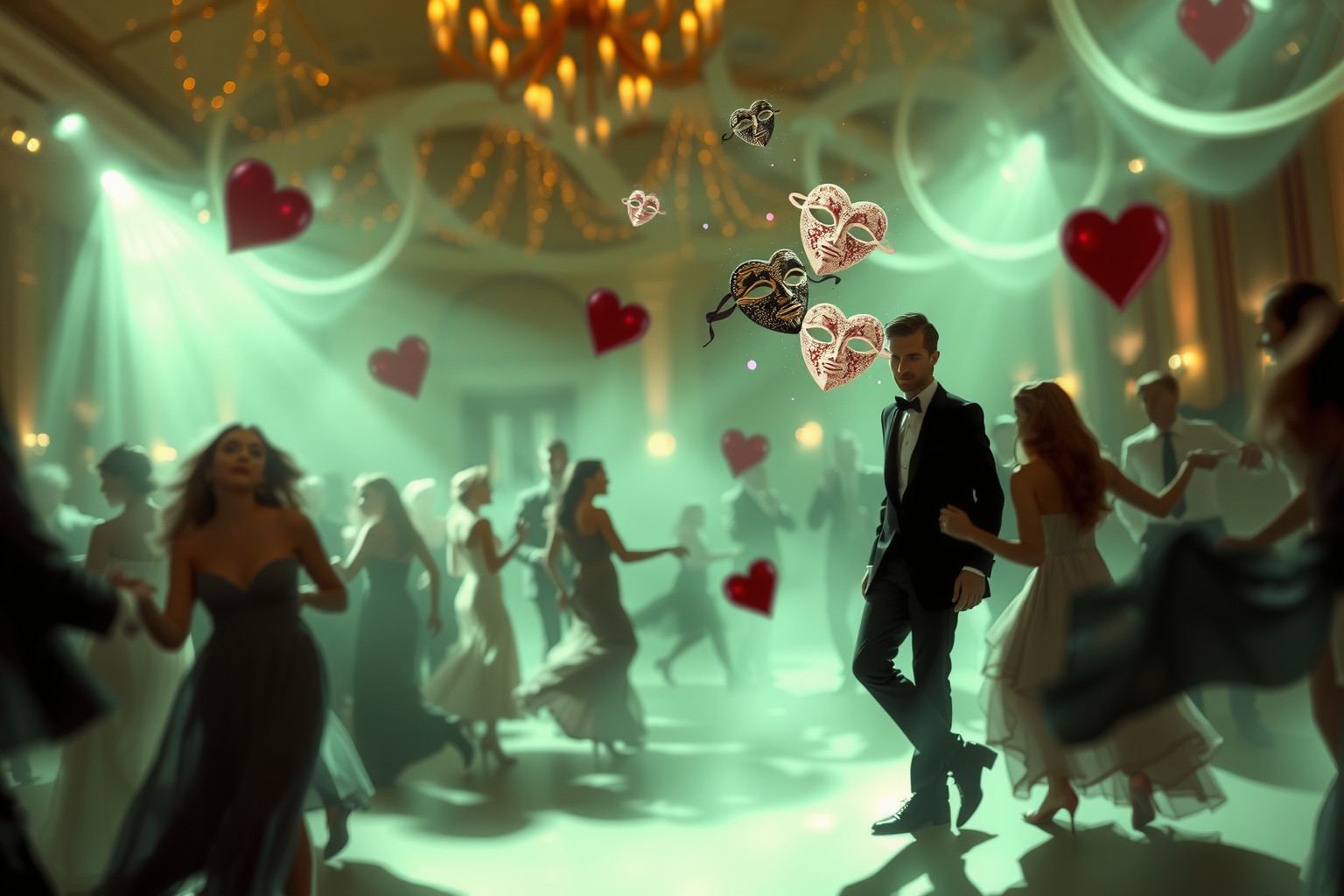 Sognare un donnaiolo in festa indica inganni sociali imminenti.