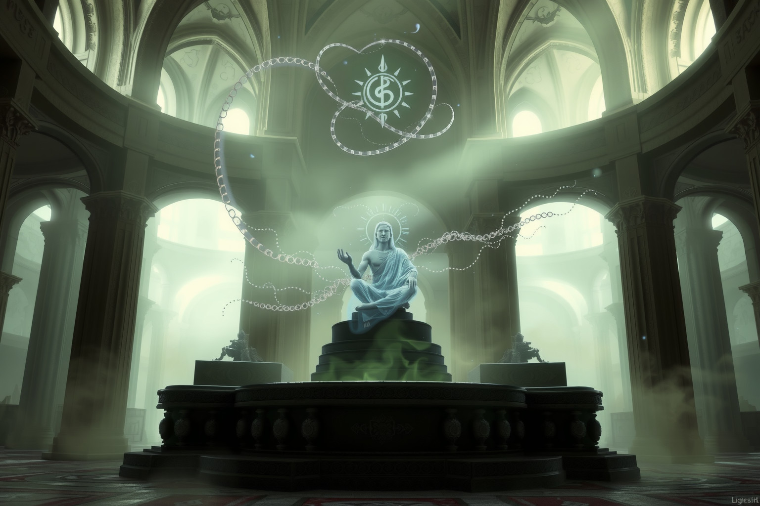 Sognare un fakir in un tempio antico simboleggia ricerca spirituale profonda.