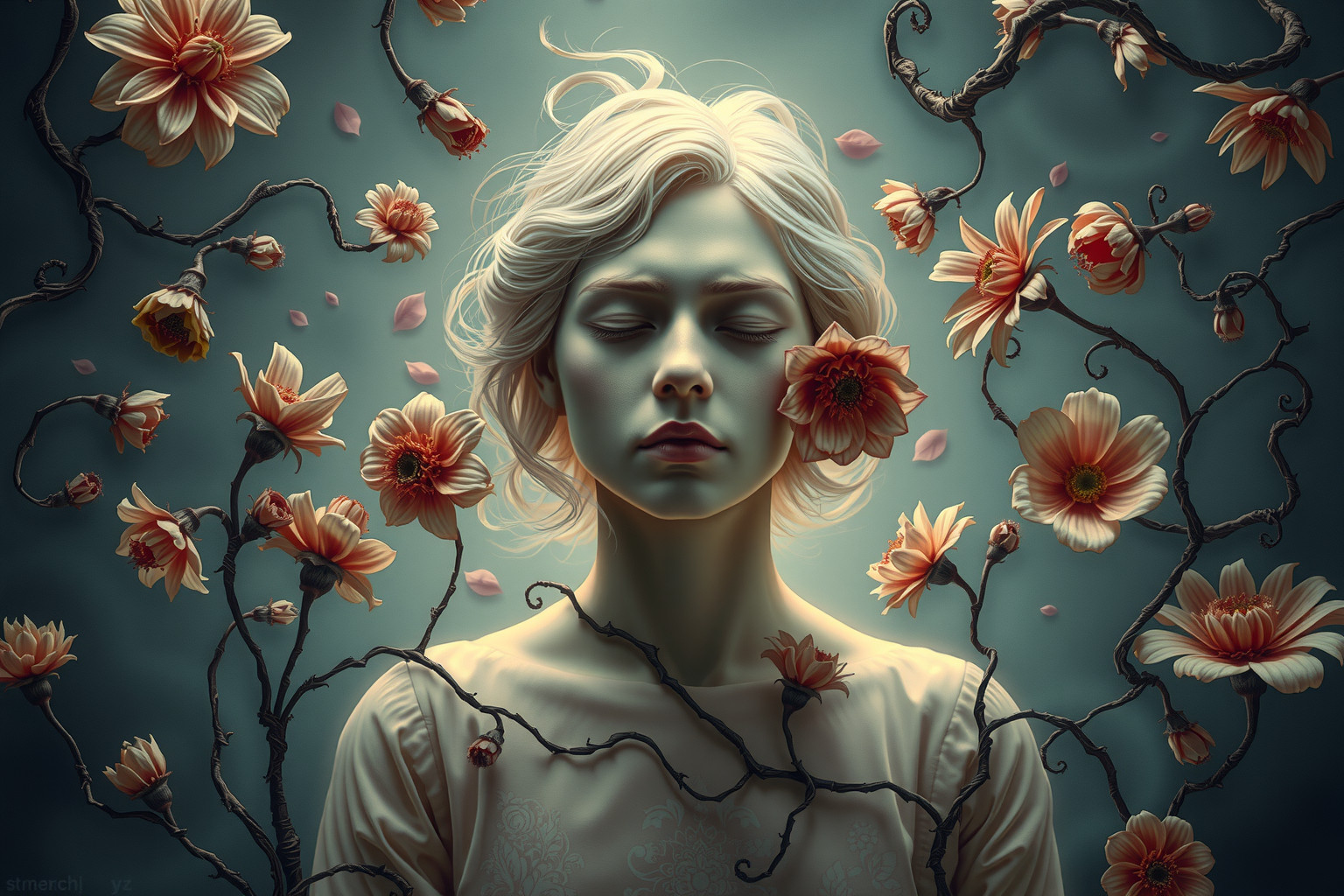 Sognare un fioraio arrabbiato riflette tensioni e conflitti interiori nascosti.