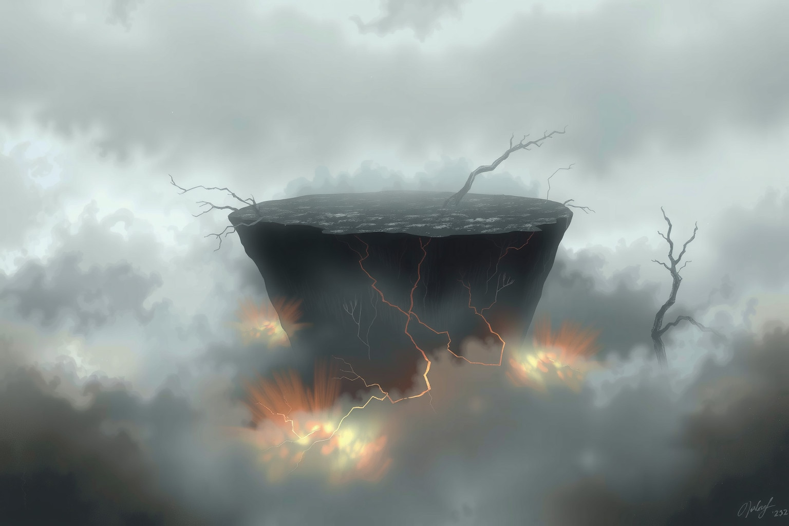 Sognare un fondamento oscuro rivela insicurezze nascoste e paure profonde.