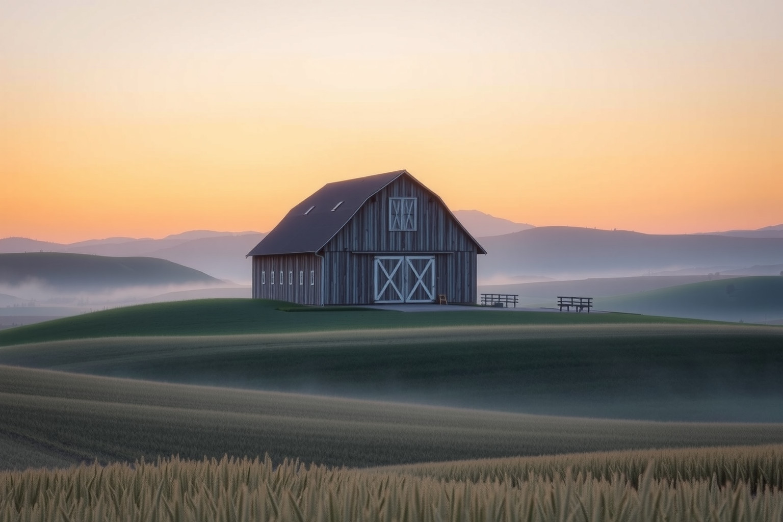 Sognare un granaio rurale simboleggia serenità e vita semplice.
