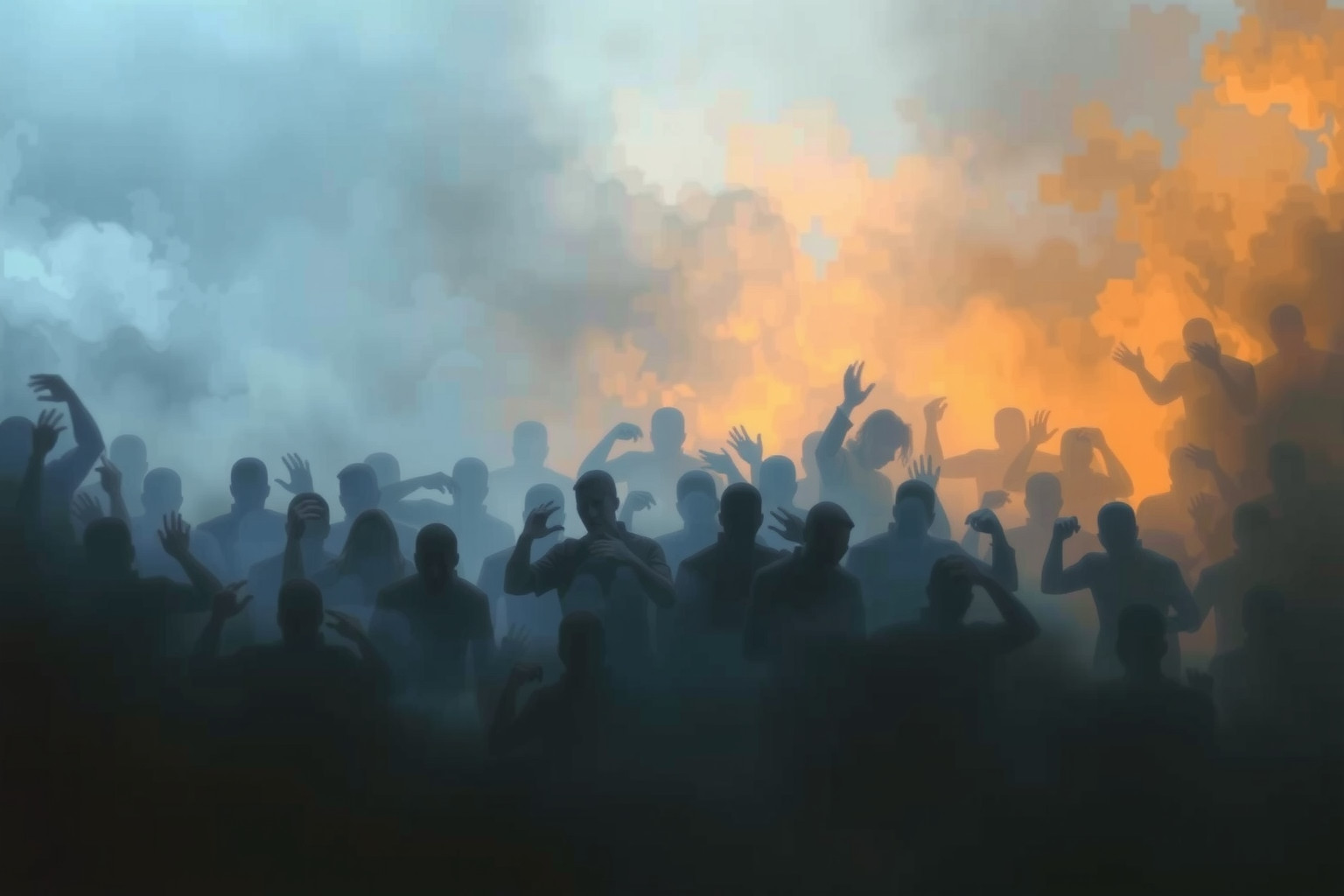 Sognare rudezza di gruppo riflette conflitti interiori irrisolti.