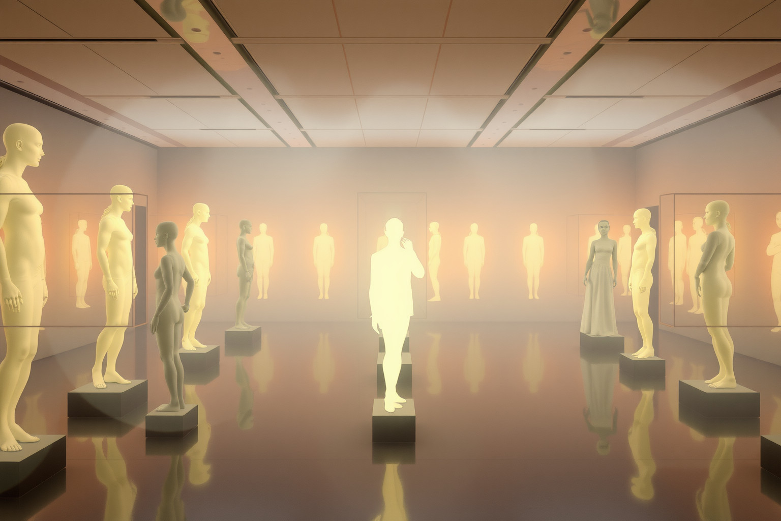 Sognare un imbalsamatore in museo riflette paura e memoria nascosta.