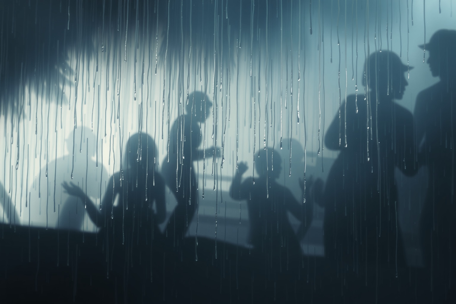 Sognare un incidente sotto la pioggia riflette emozioni represse profonde.