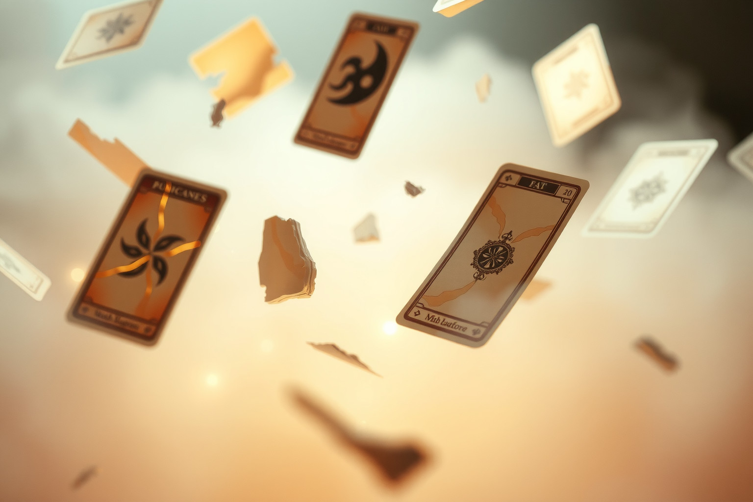 Sognare tarocchi rotti indica confusione e blocchi nelle scelte.