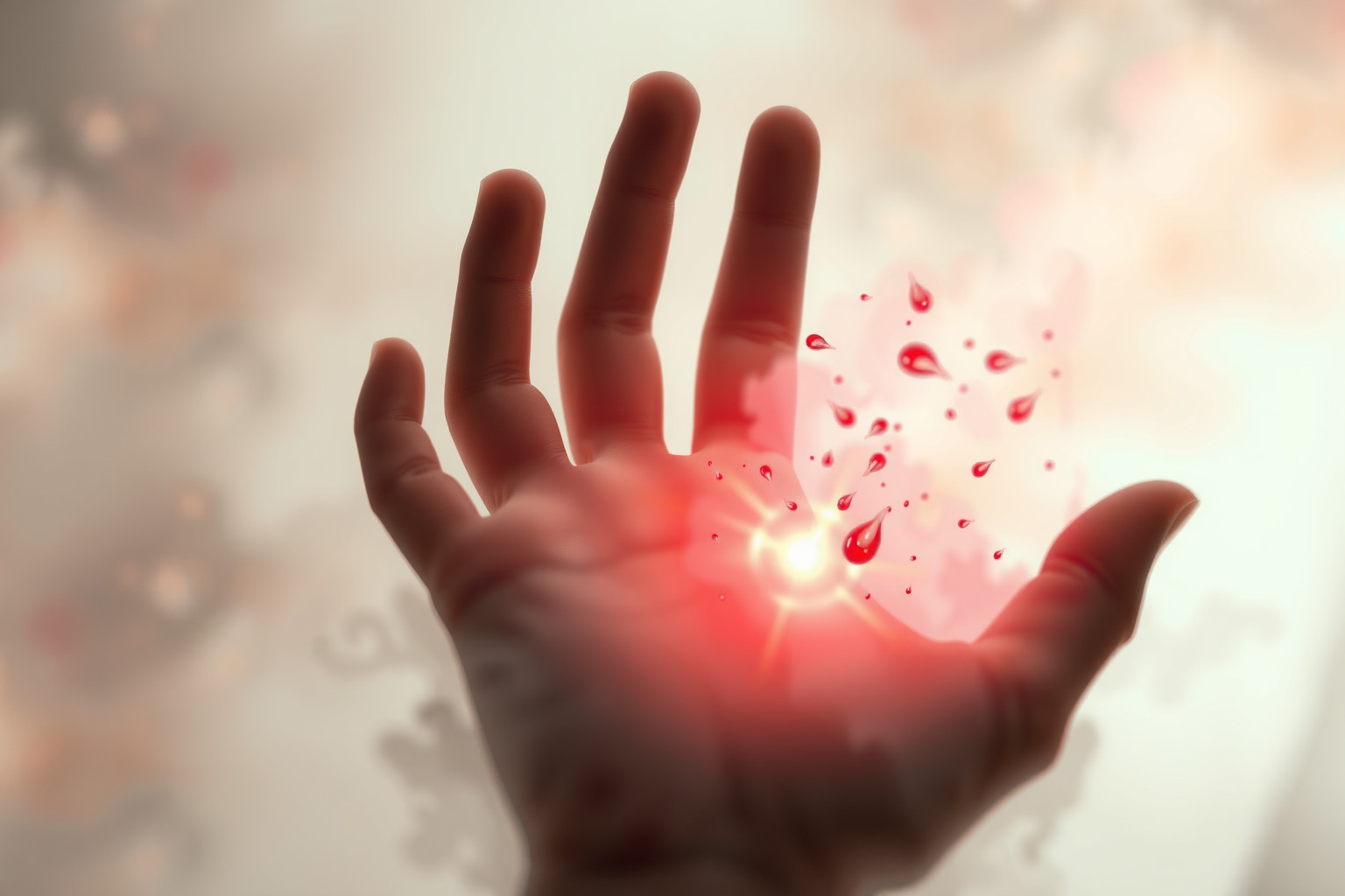 Sognare un morso sanguinante riflette dolore emotivo e perdita.