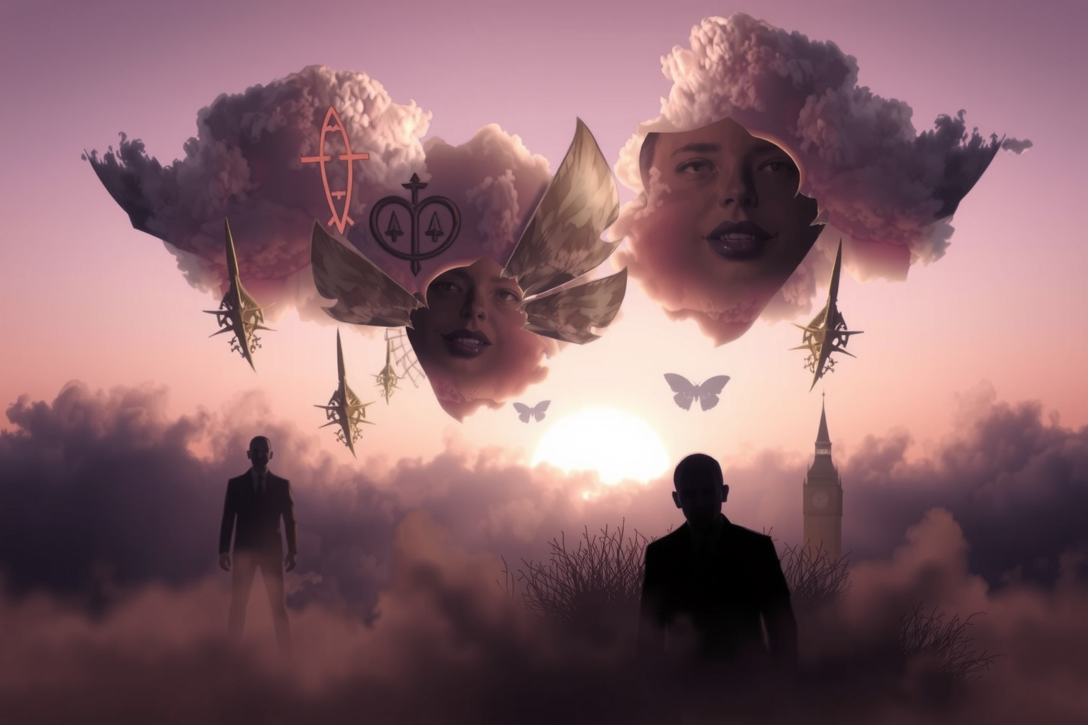 Sognare un nemico malvagio riflette conflitti interiori inespressi e paure.