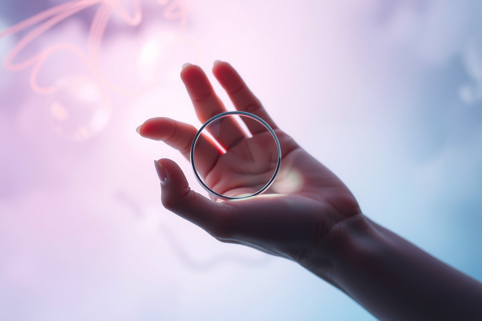 Ricevere una lente simboleggia chiarezza e nuovi punti di vista.