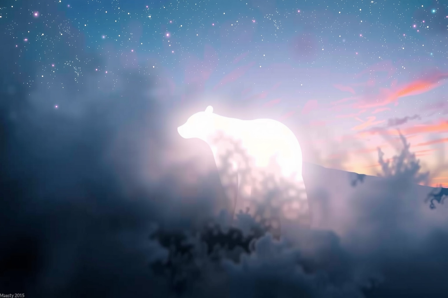 Sognare un orso grizzly bianco simboleggia forza rara e purezza interiore.