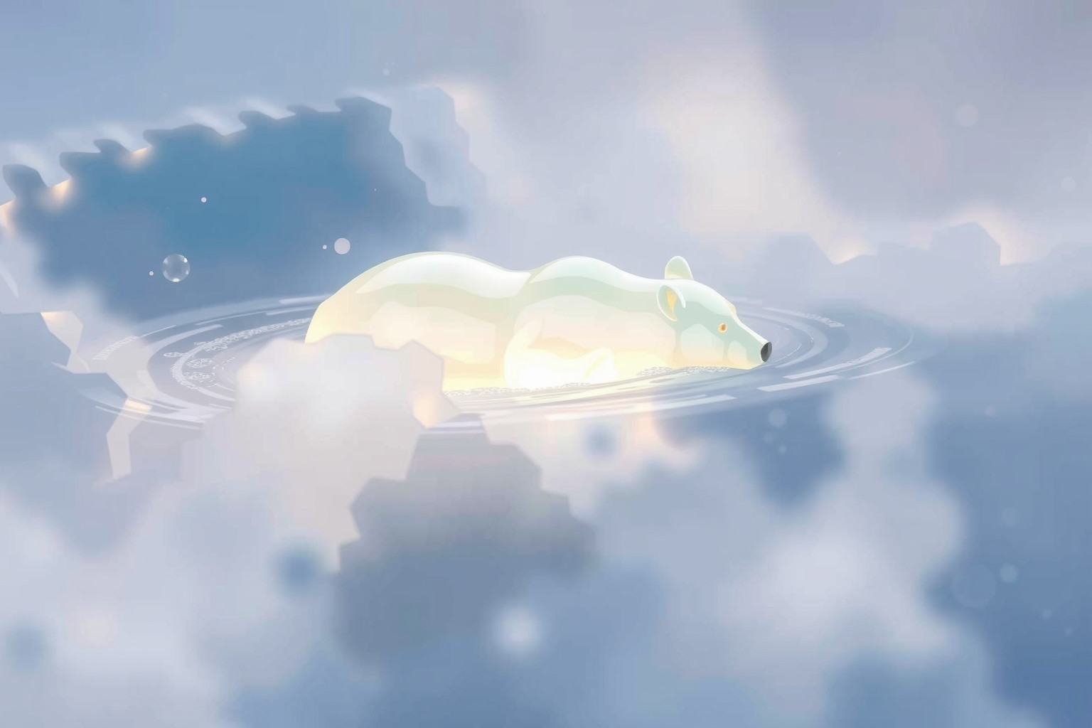 Sognare un orso grizzly in acqua simboleggia forza emotiva nascosta.