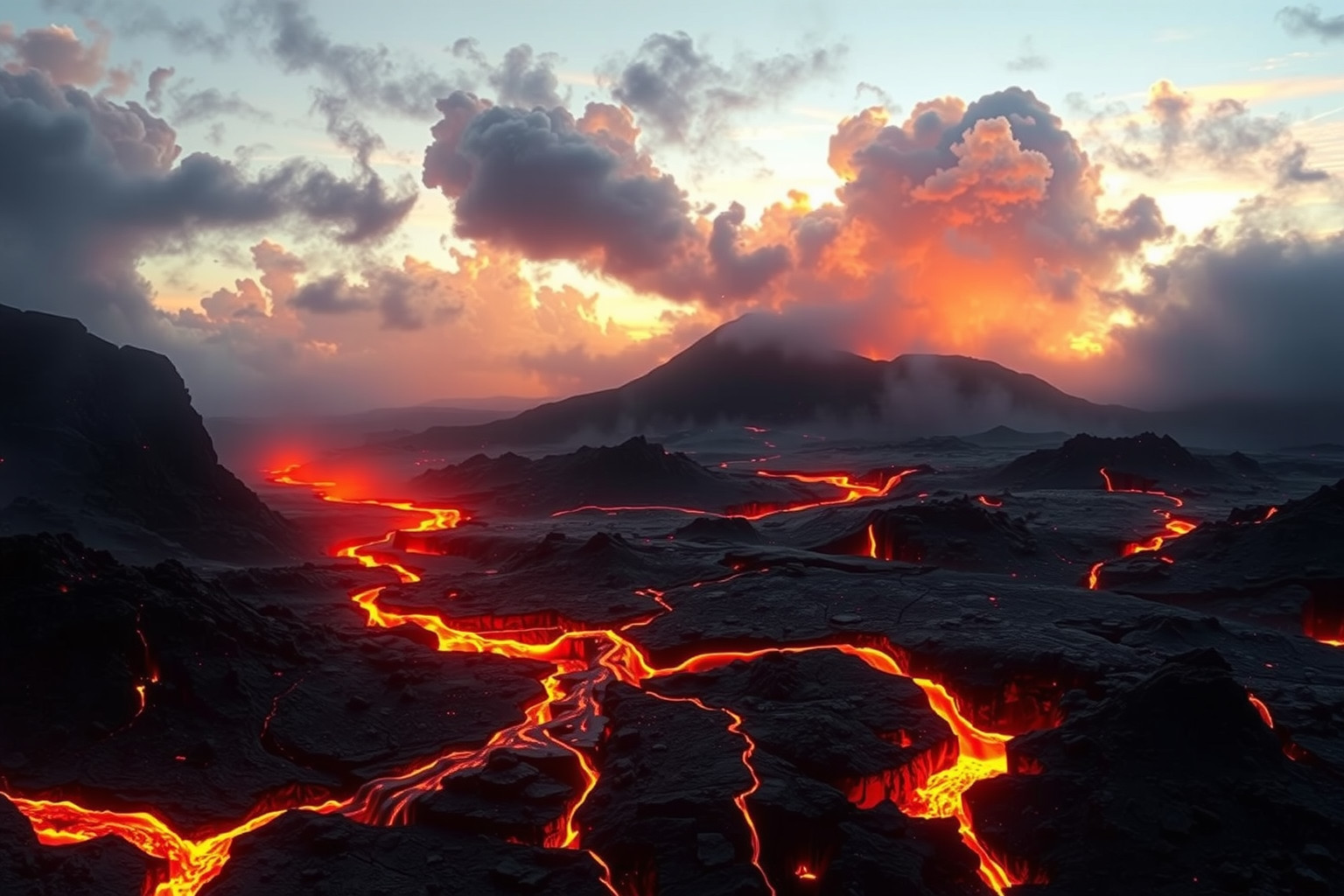 Sognare vulcani simboleggia rabbia repressa e profonda trasformazione interiore.