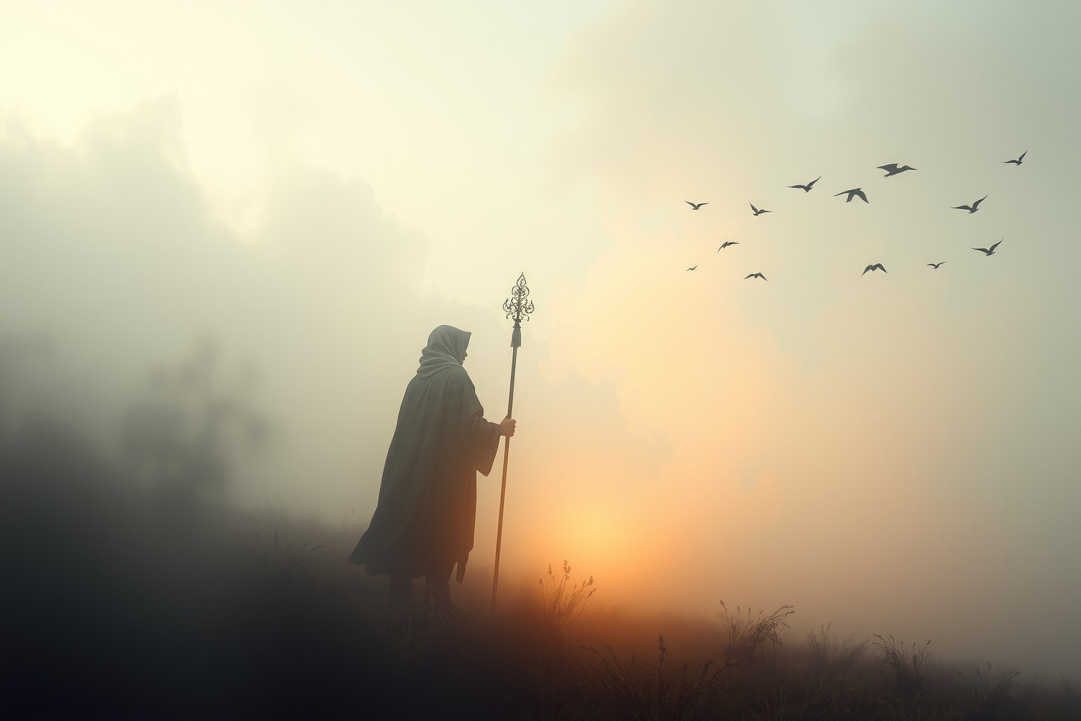 Sognare un pastore abbandona il gregge simboleggia distacco emotivo.