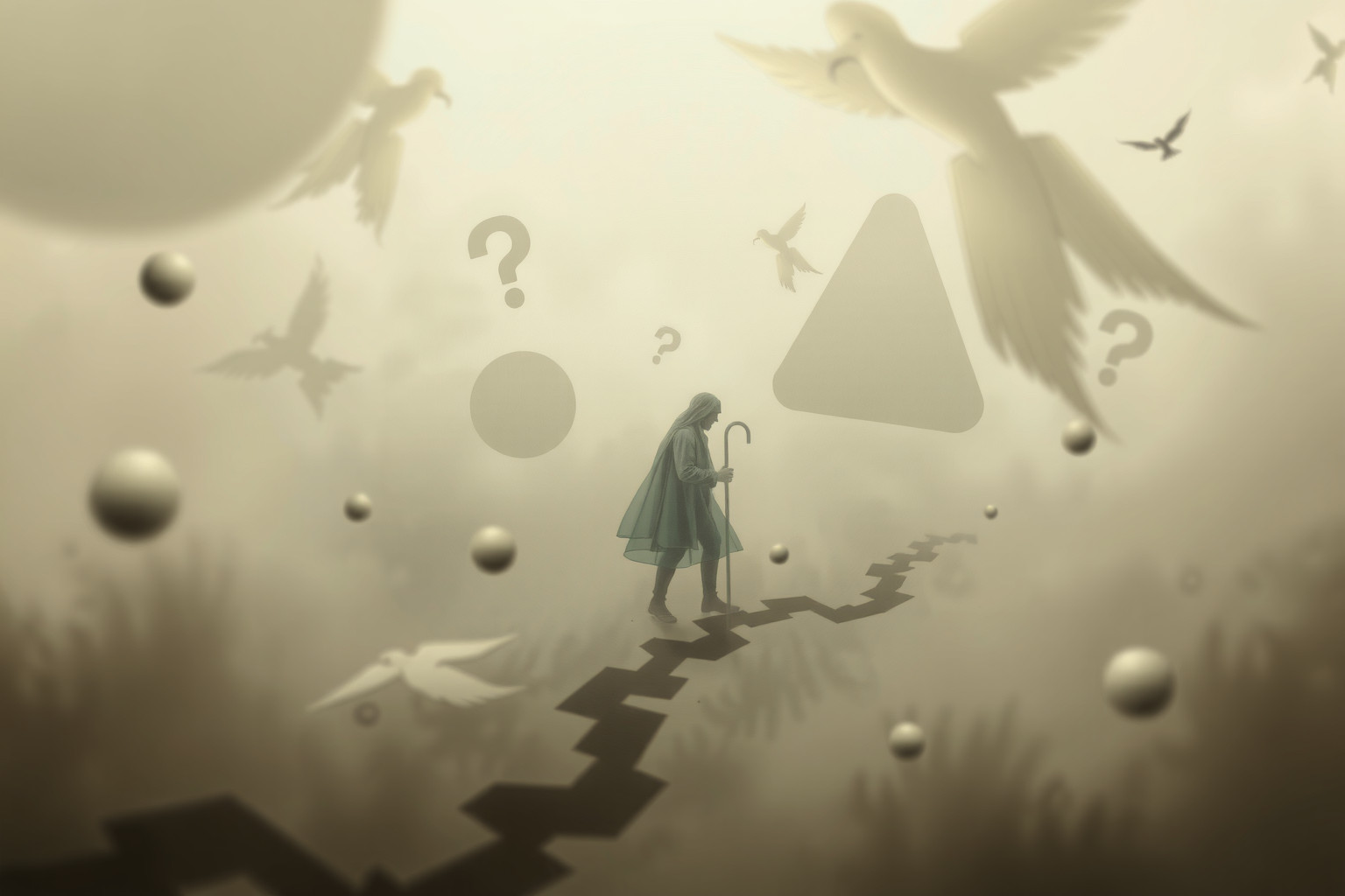 Sognare un pastore smarrito riflette ansie e incertezze interiori.