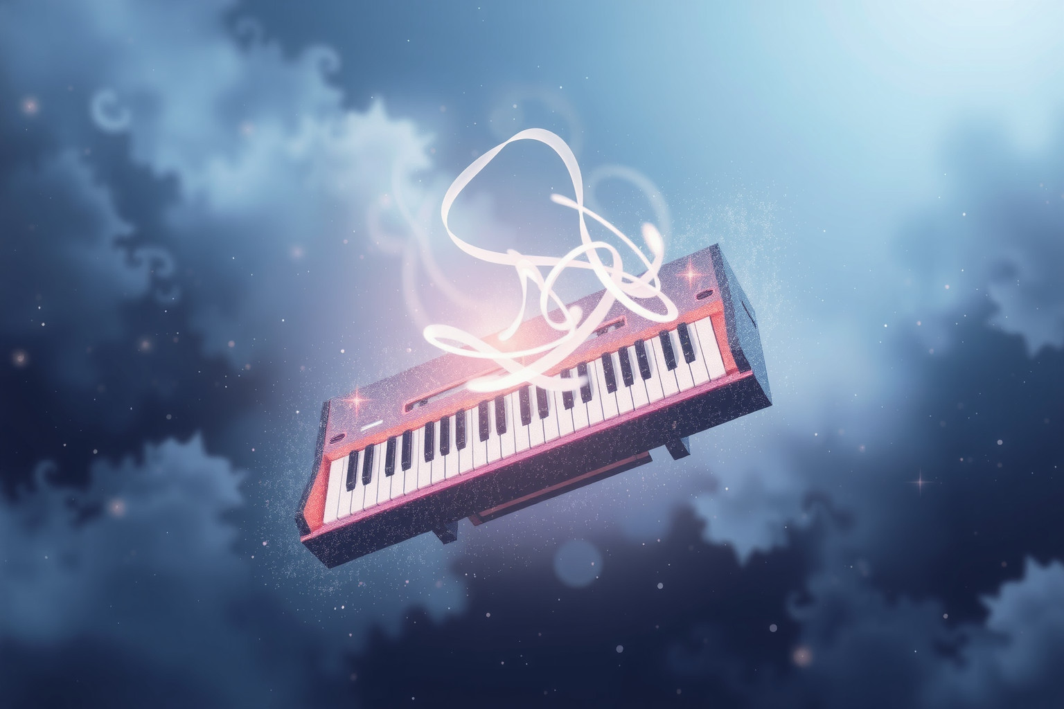 Sognare tasti mancanti indica opportunità perse o difficoltà espressive.