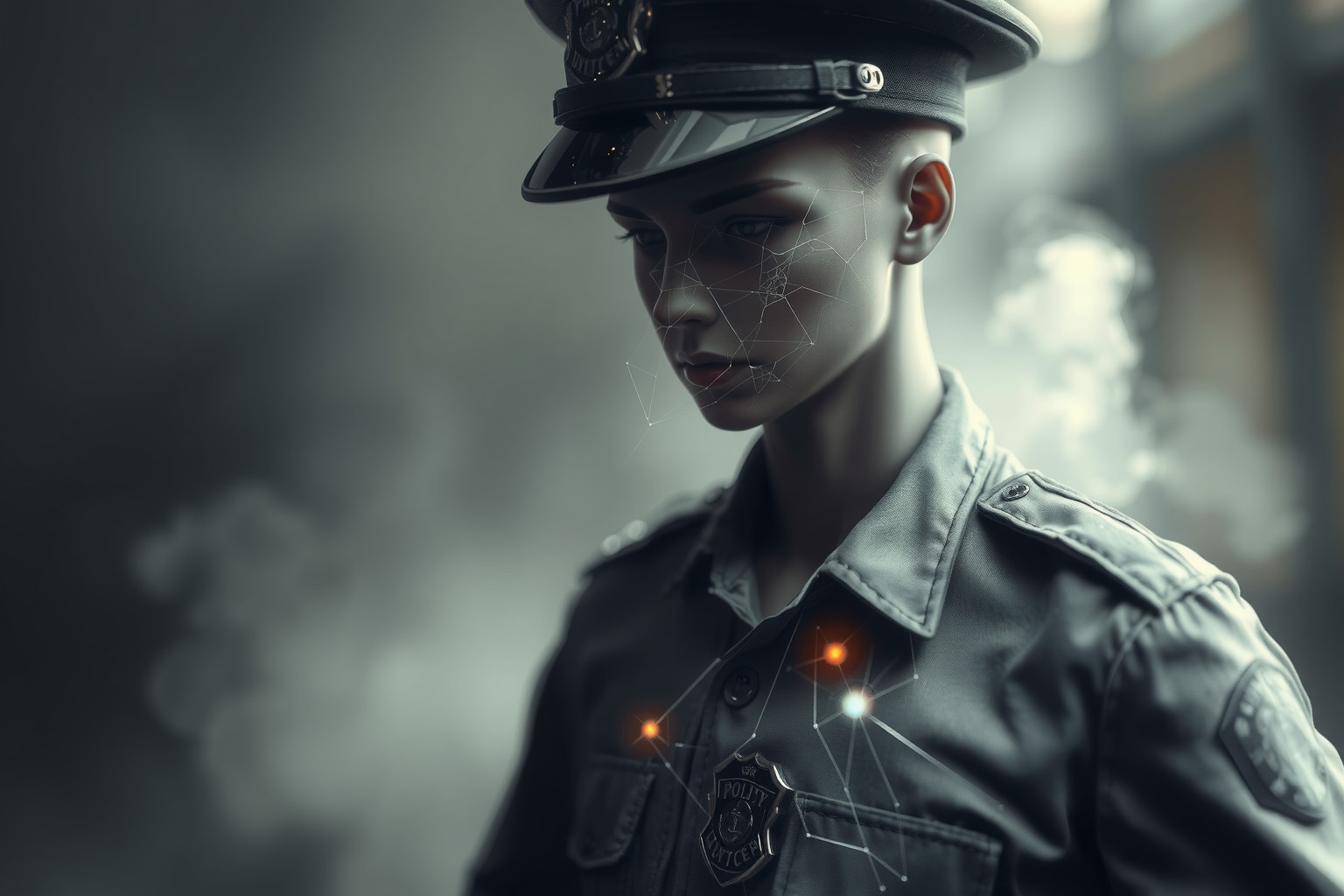 Sognare un poliziotto ferito riflette paure di vulnerabilità personale.