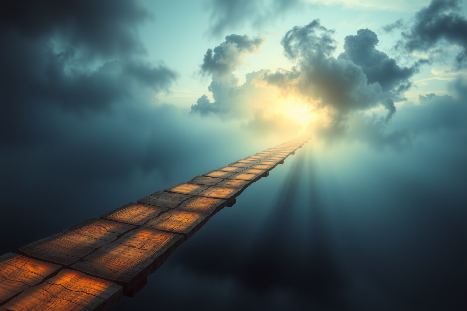 Sognare ponti rotti riflette ansia verso cambiamenti incerti imminenti.