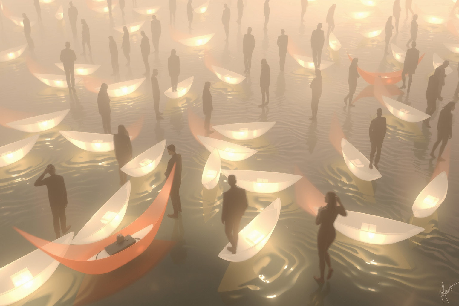 Sognare un porto affollato simboleggia nuove opportunità e incontri imprevedibili.