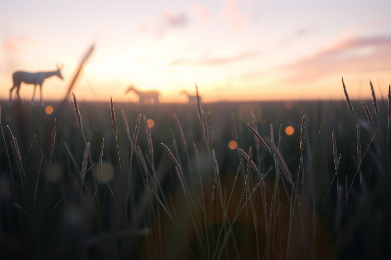 Sognare animali nel prato simboleggia il ritorno all’istinto naturale.